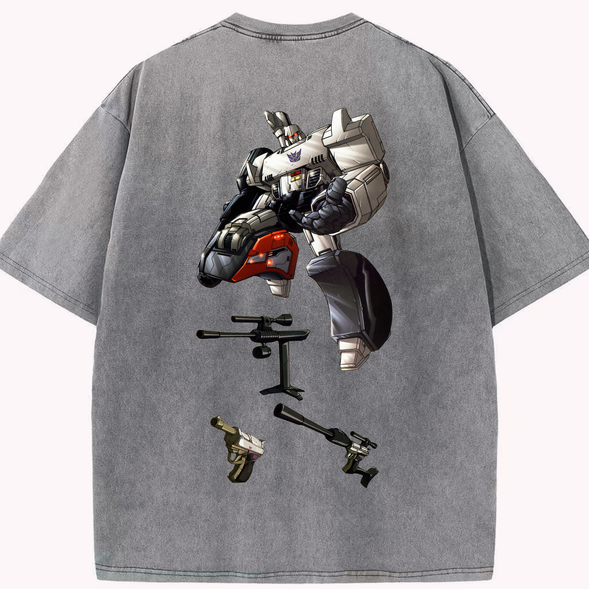 （画像用）  綿100% ヴィンテージ風 半袖Tシャツ（背面プリント）