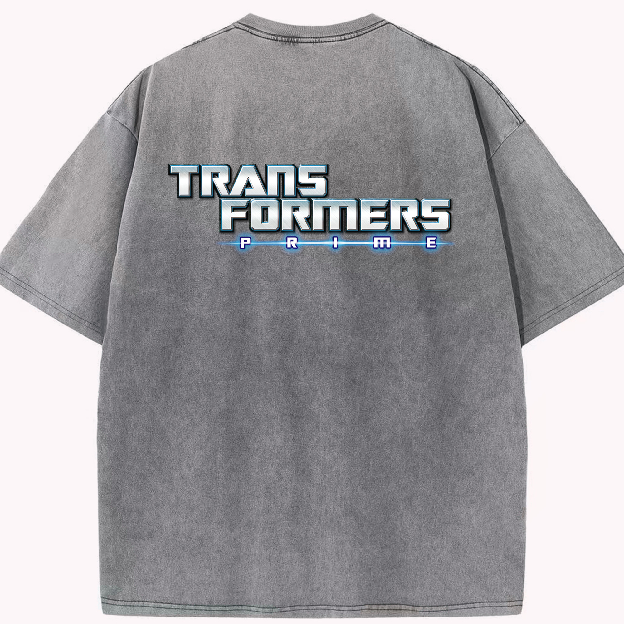 （画像用）  綿100% ヴィンテージ風 半袖Tシャツ（背面プリント）