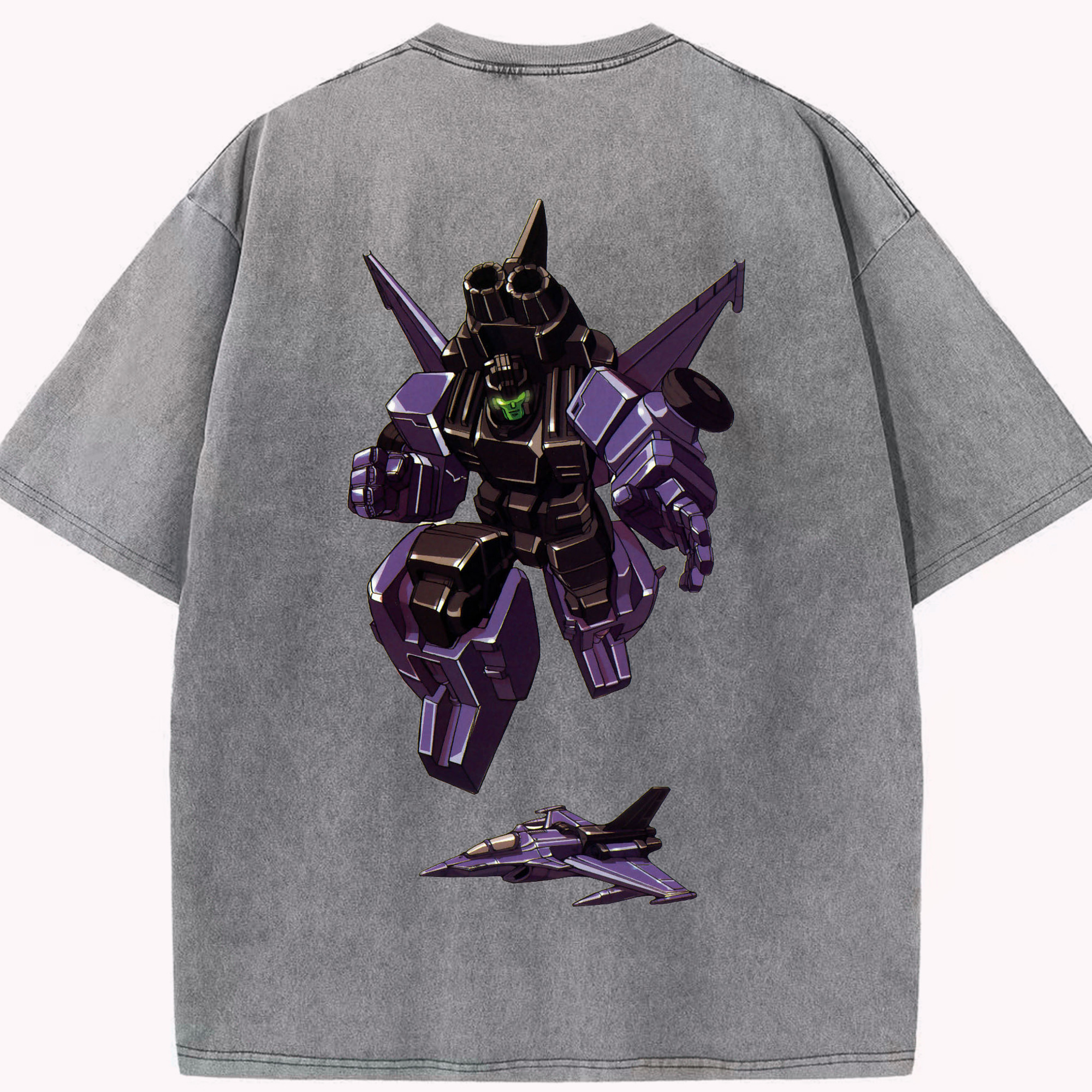 （画像用）  綿100% ヴィンテージ風 半袖Tシャツ（背面プリント）