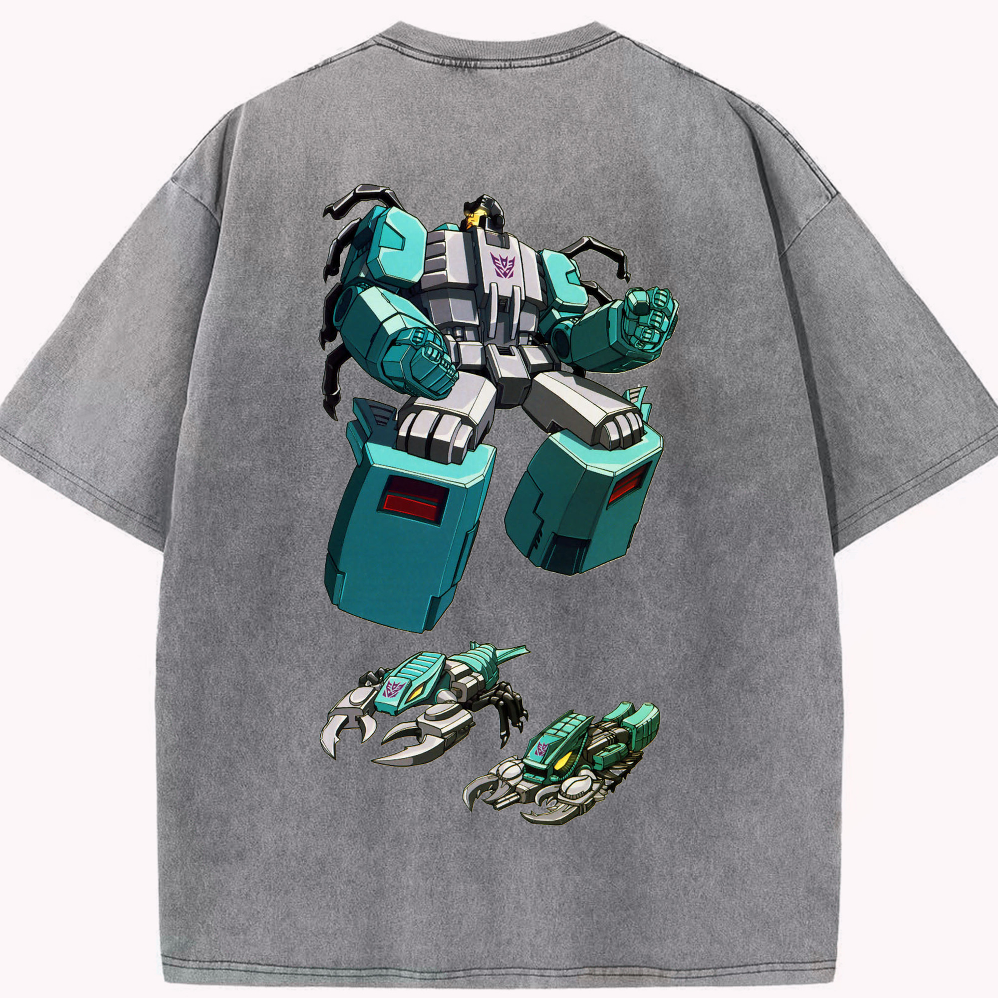 （画像用）  綿100% ヴィンテージ風 半袖Tシャツ（背面プリント）