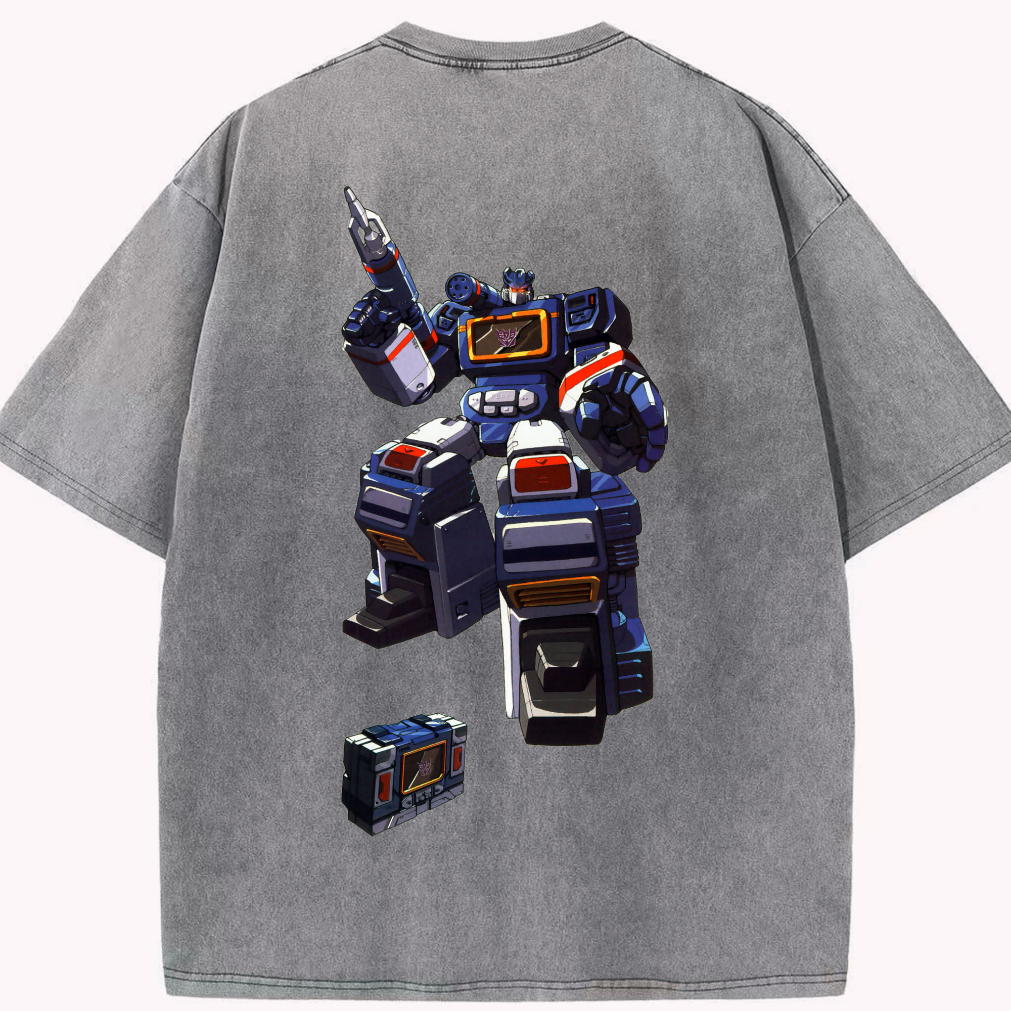 （画像用）  綿100% ヴィンテージ風 半袖Tシャツ（背面プリント）