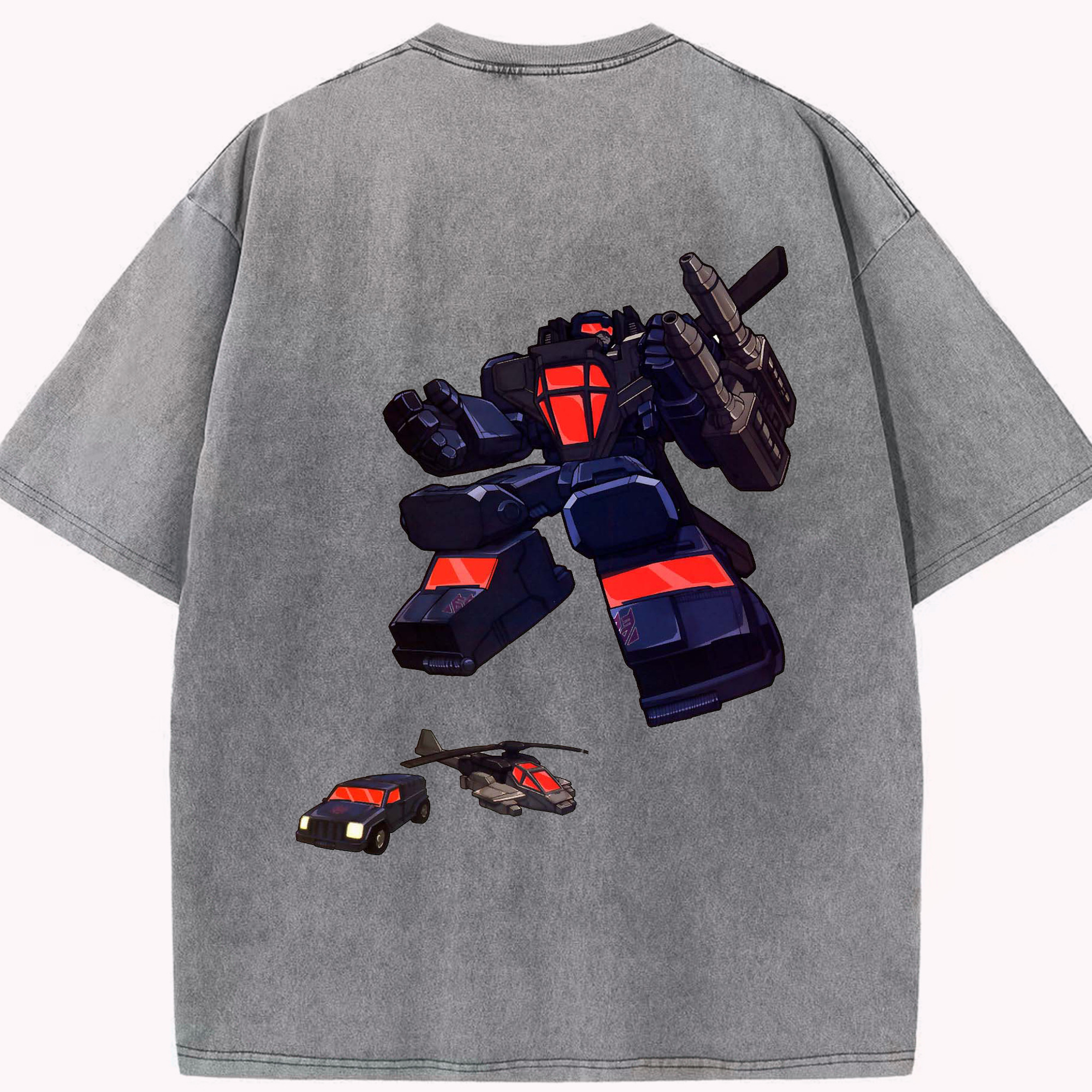 （画像用）  綿100% ヴィンテージ風 半袖Tシャツ（背面プリント）