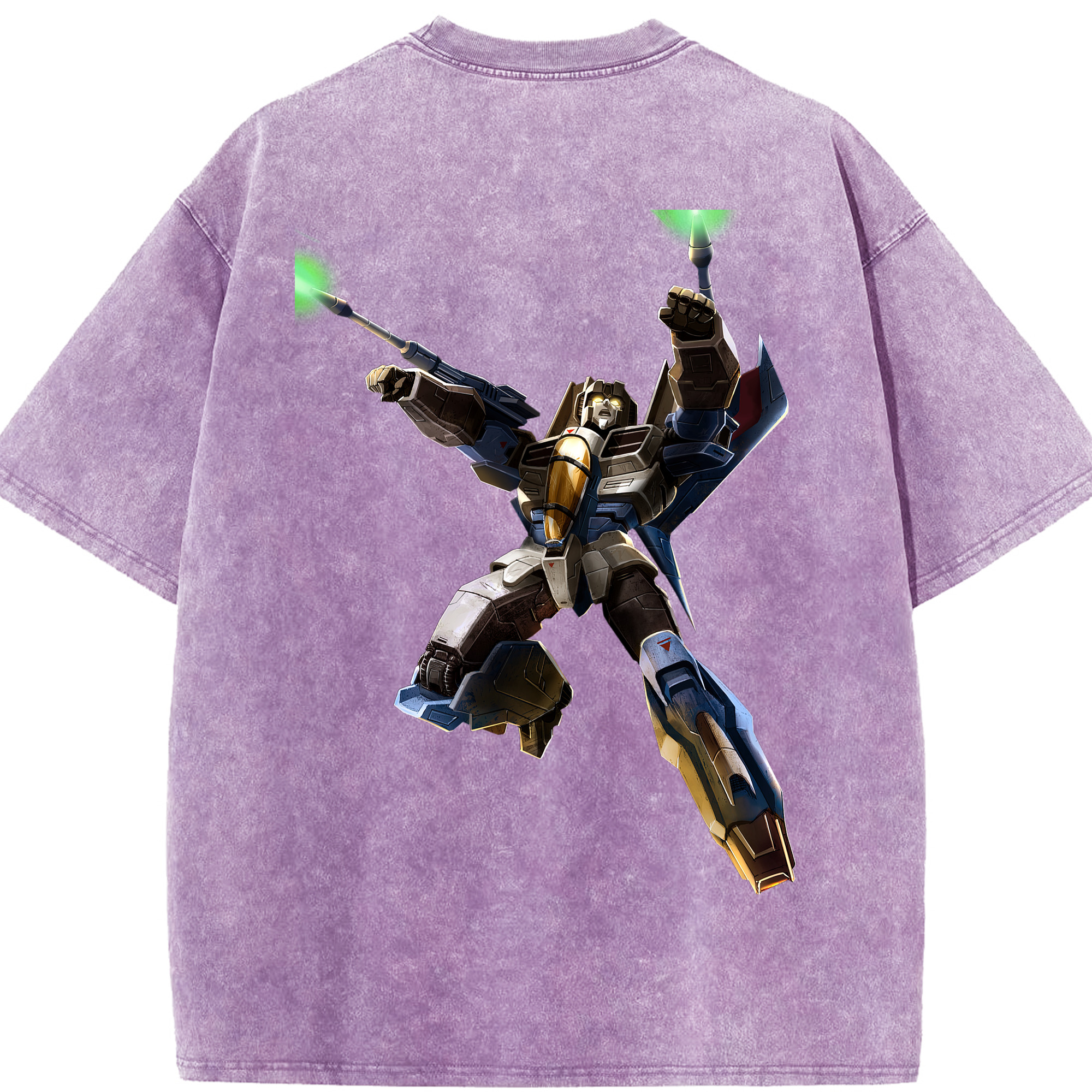 （画像用）  綿100% ヴィンテージ風 半袖Tシャツ（背面プリント）