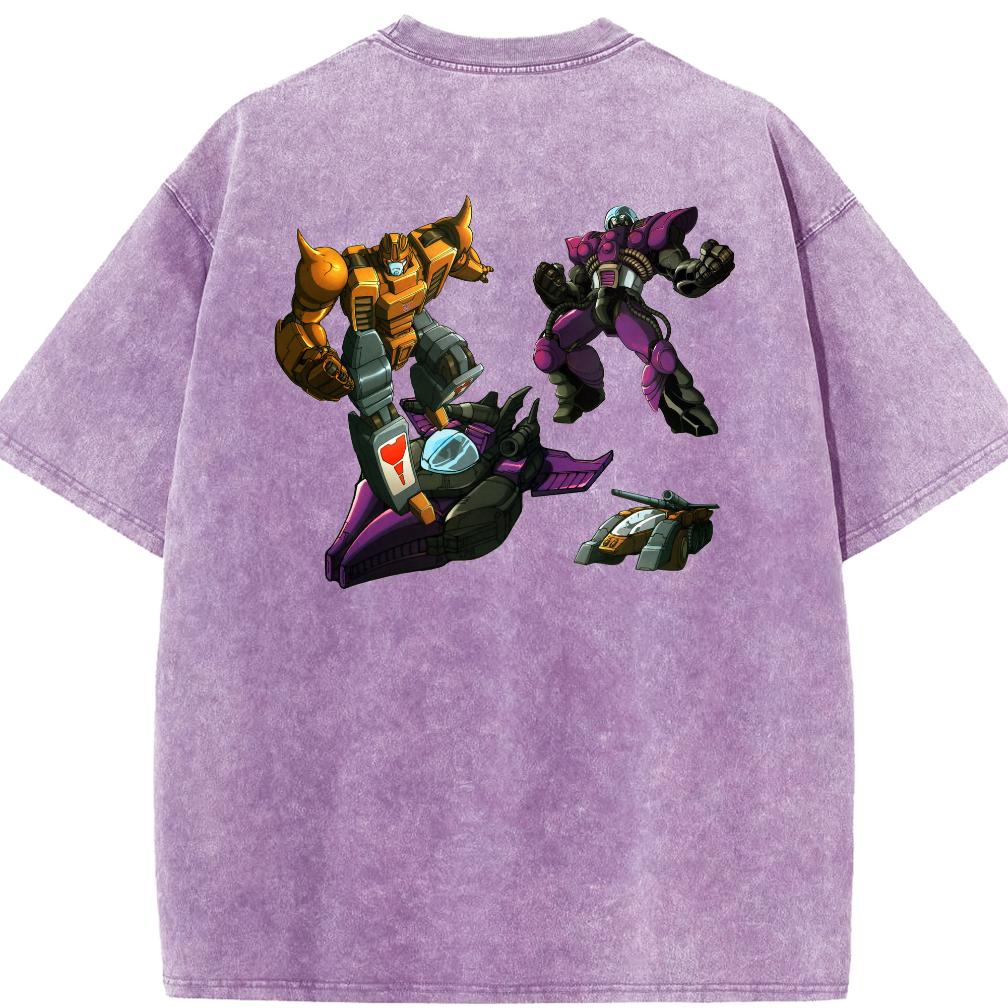 （画像用）  綿100% ヴィンテージ風 半袖Tシャツ（背面プリント）