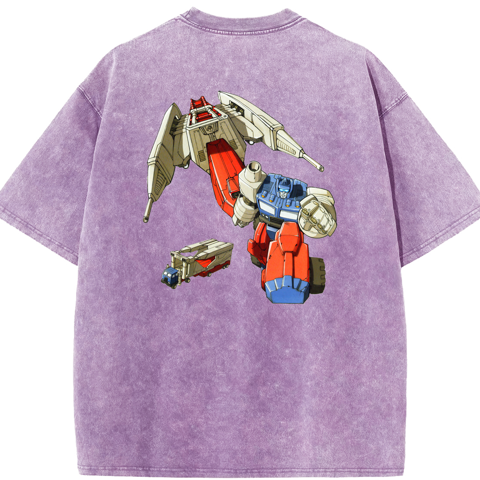 （画像用）  綿100% ヴィンテージ風 半袖Tシャツ（背面プリント）