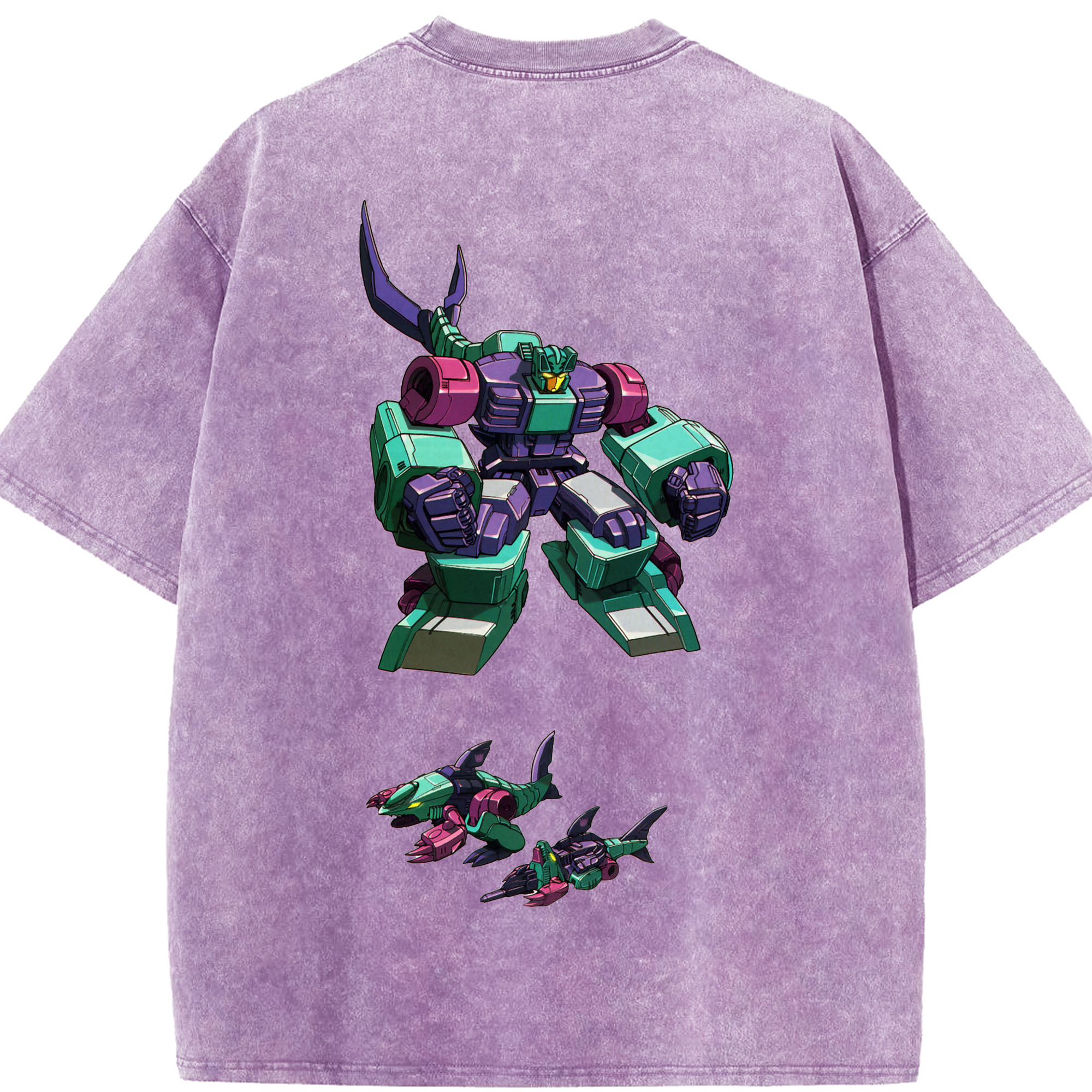 （画像用）  綿100% ヴィンテージ風 半袖Tシャツ（背面プリント）