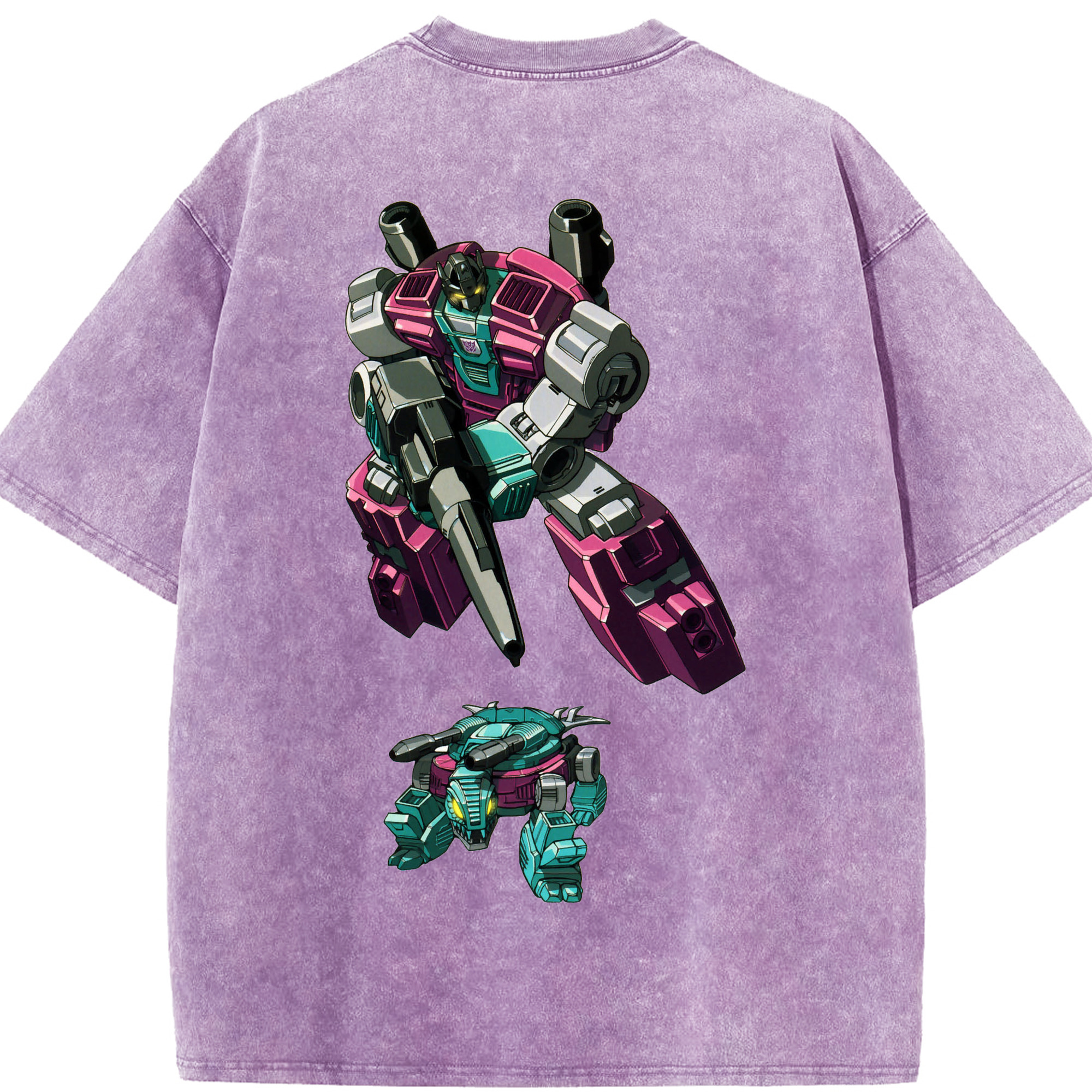 （画像用）  綿100% ヴィンテージ風 半袖Tシャツ（背面プリント）