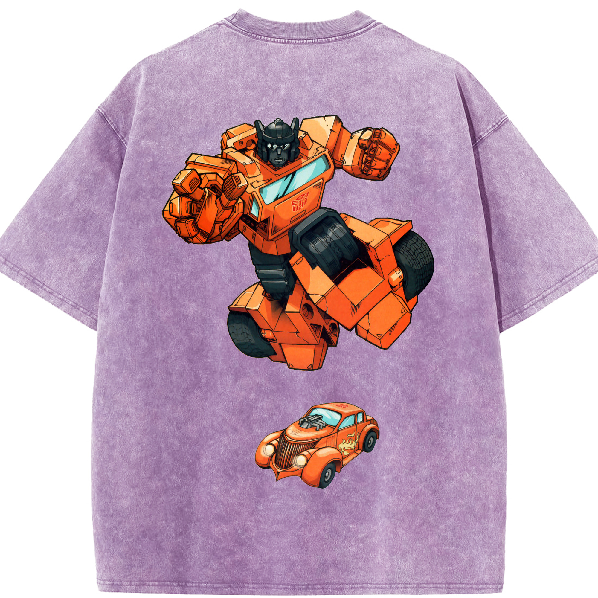 （画像用）  綿100% ヴィンテージ風 半袖Tシャツ（背面プリント）