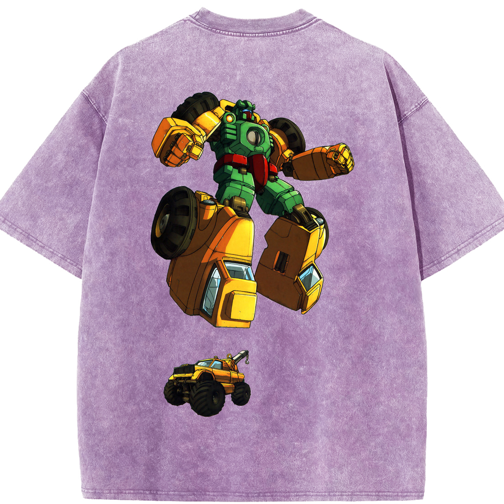 （画像用）  綿100% ヴィンテージ風 半袖Tシャツ（背面プリント）