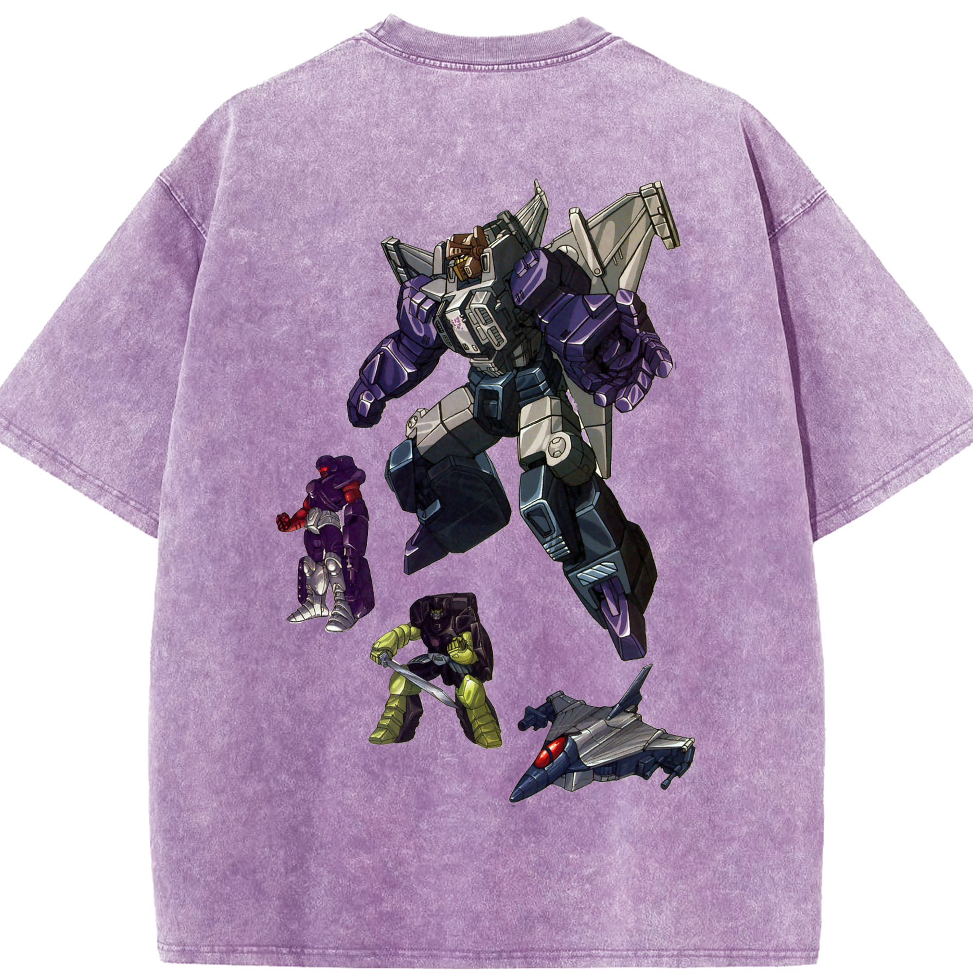 （画像用）  綿100% ヴィンテージ風 半袖Tシャツ（背面プリント）