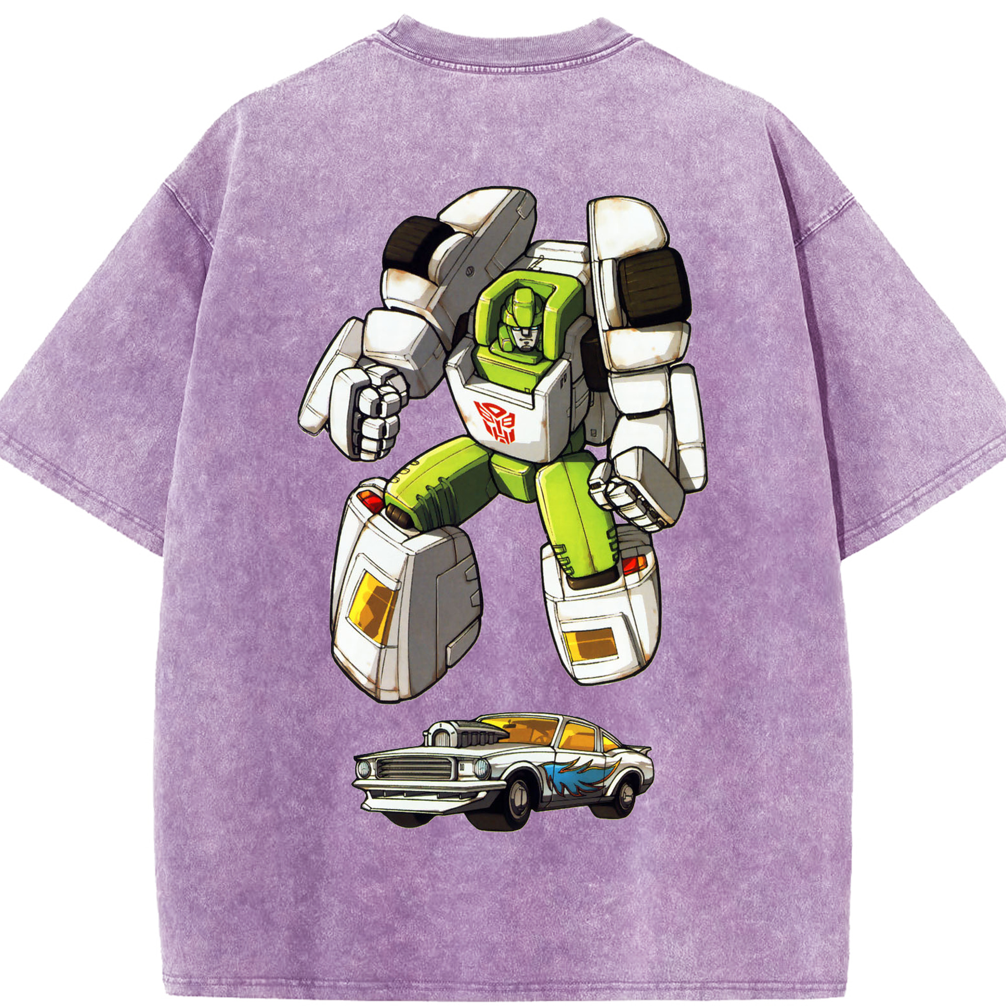 （画像用）  綿100% ヴィンテージ風 半袖Tシャツ（背面プリント）