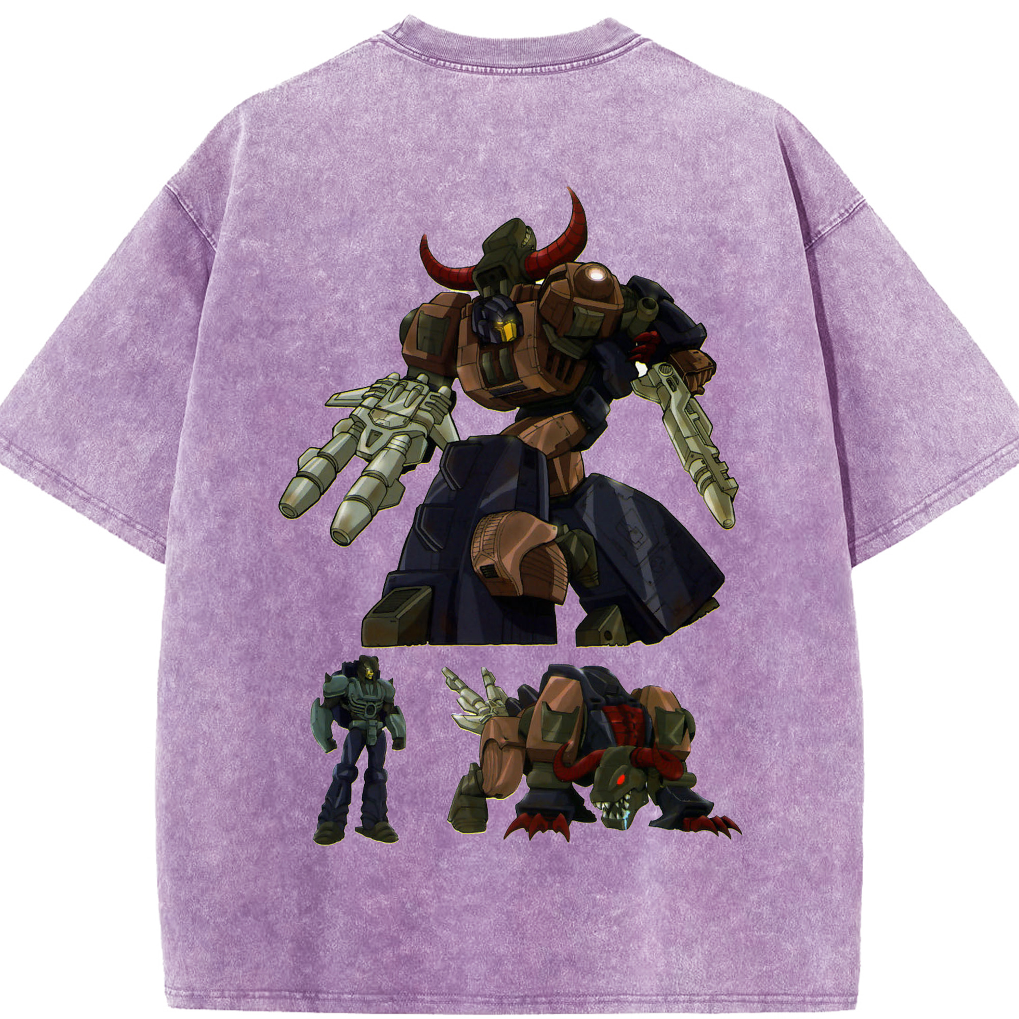 （画像用）  綿100% ヴィンテージ風 半袖Tシャツ（背面プリント）