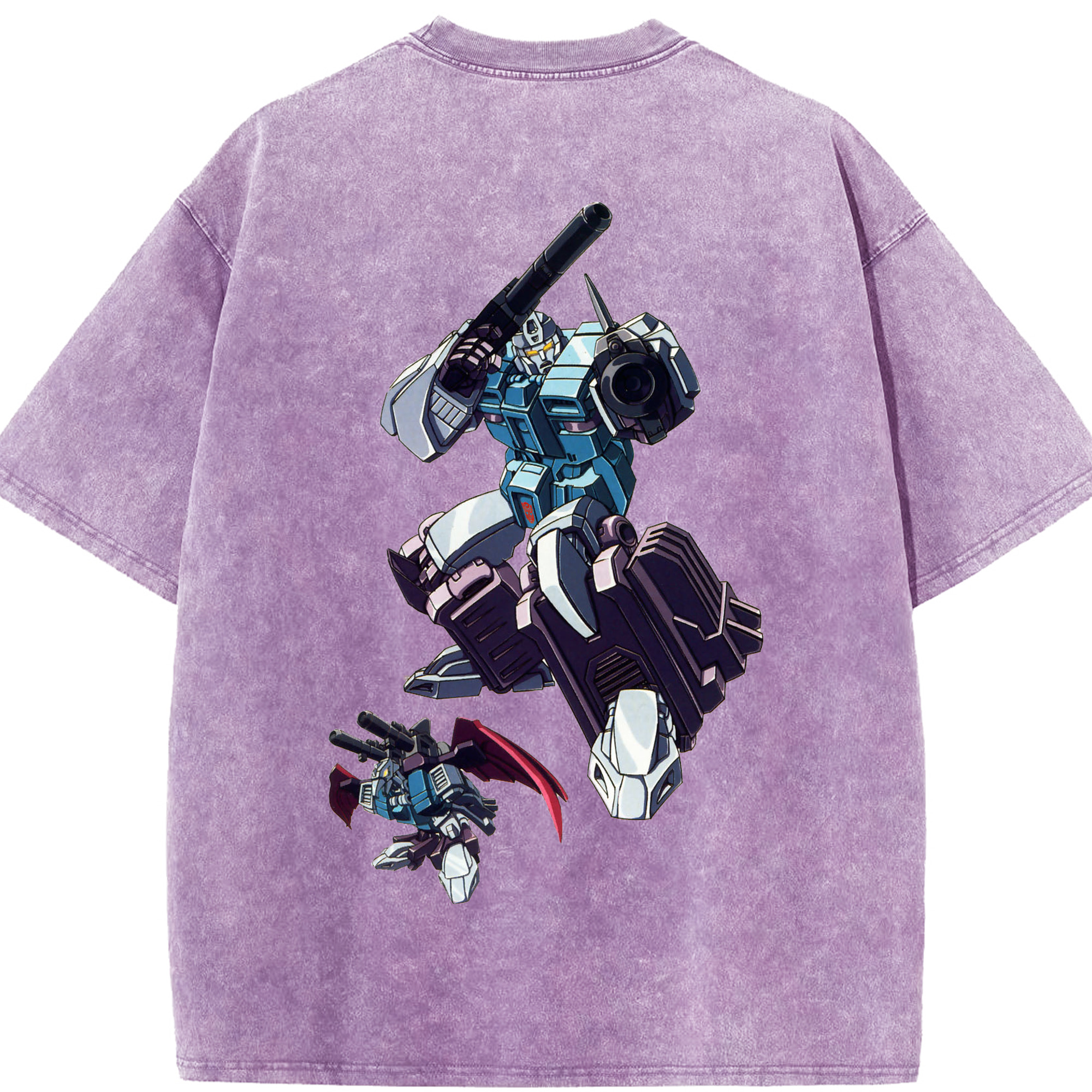 （画像用）  綿100% ヴィンテージ風 半袖Tシャツ（背面プリント）