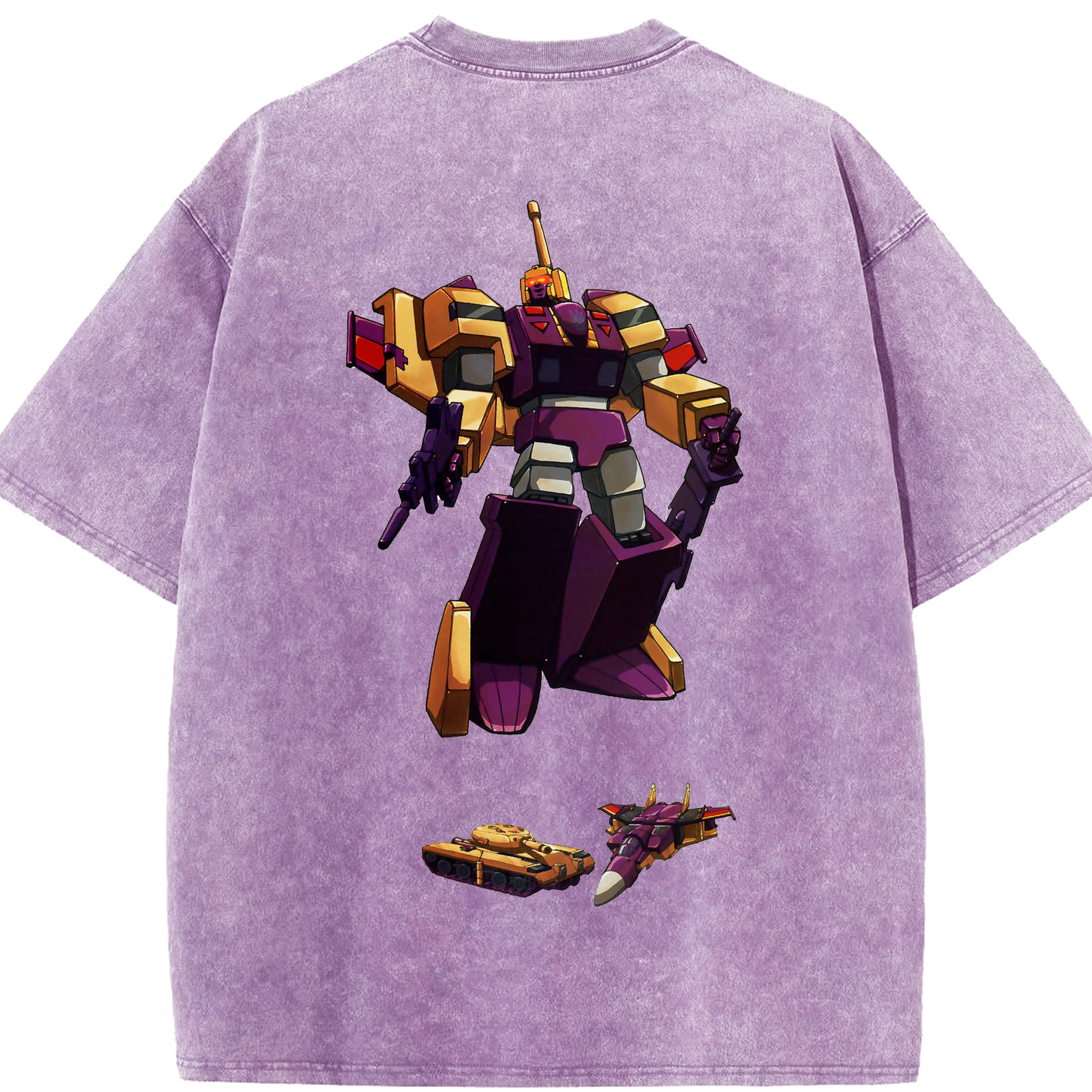 （画像用）  綿100% ヴィンテージ風 半袖Tシャツ（背面プリント）