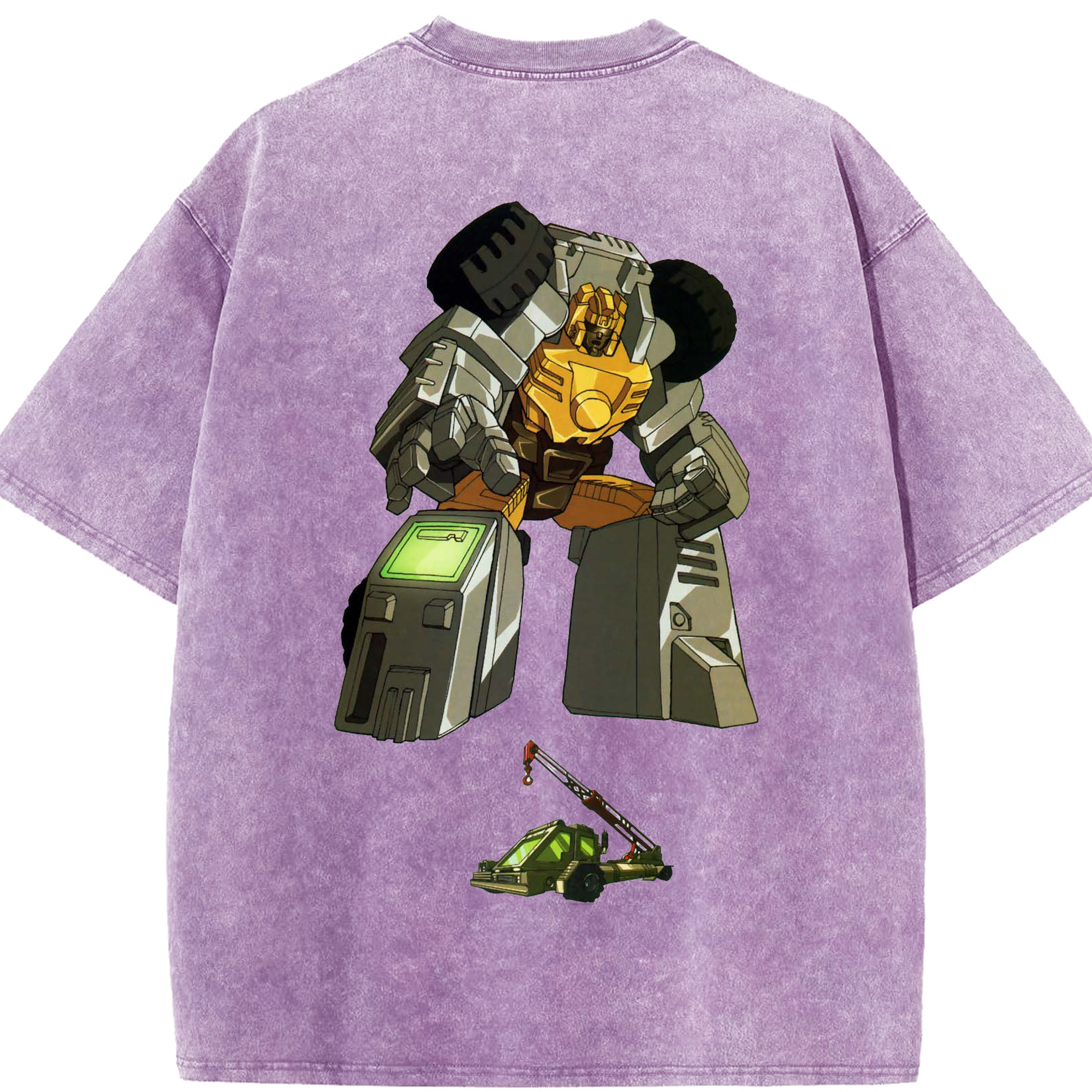 （画像用）  綿100% ヴィンテージ風 半袖Tシャツ（背面プリント）