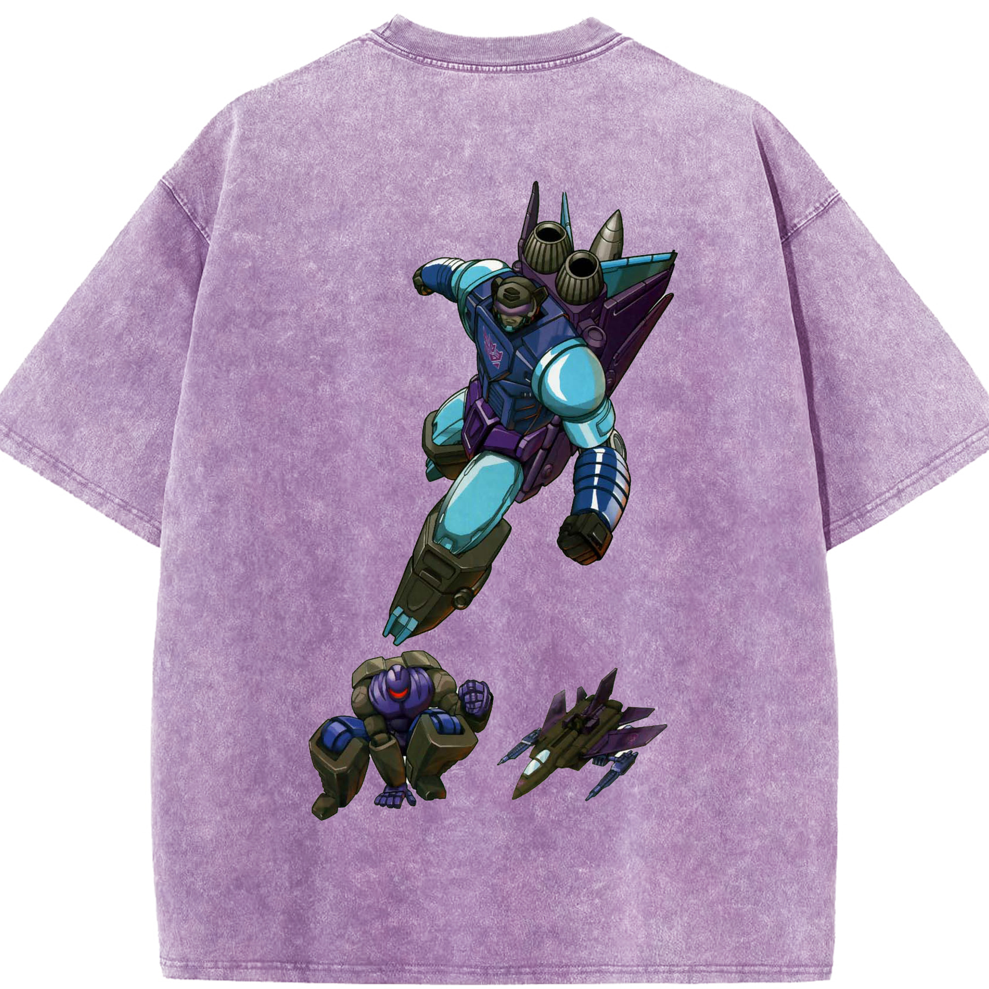 （画像用）  綿100% ヴィンテージ風 半袖Tシャツ（背面プリント）