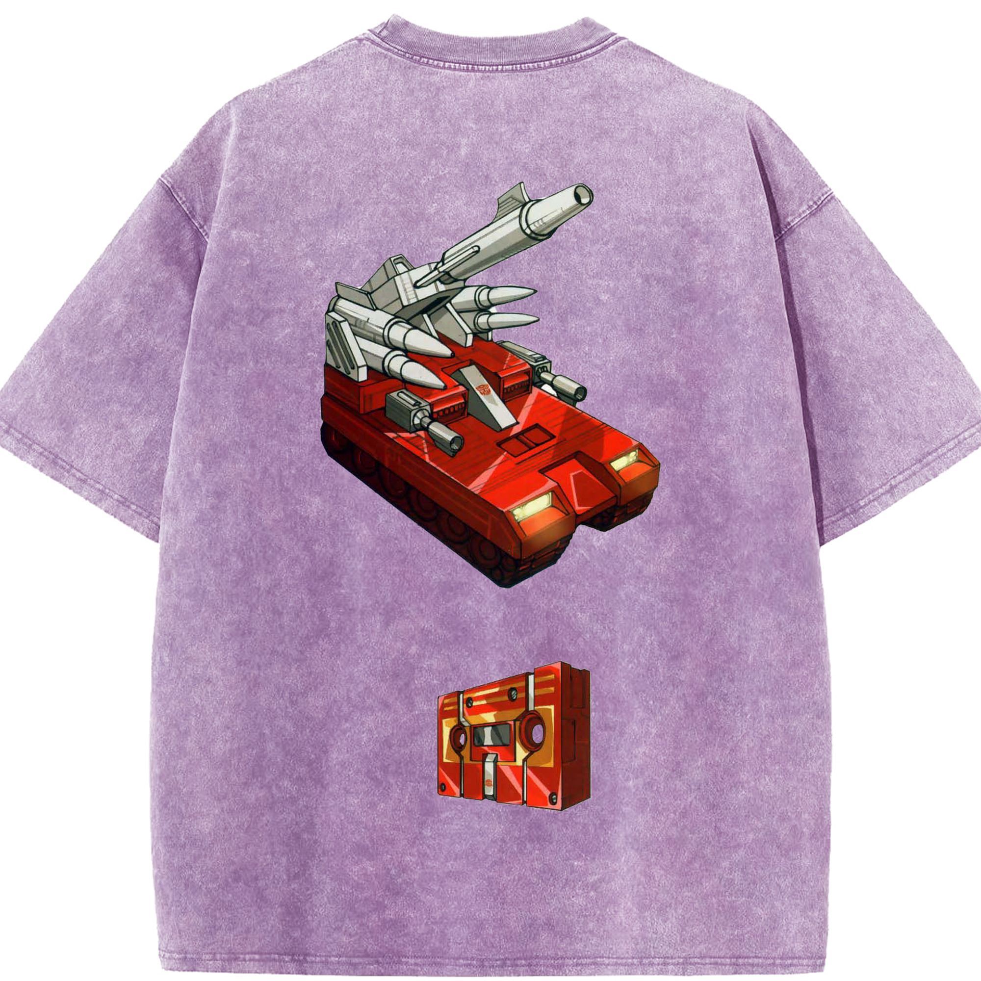 （画像用）  綿100% ヴィンテージ風 半袖Tシャツ（背面プリント）