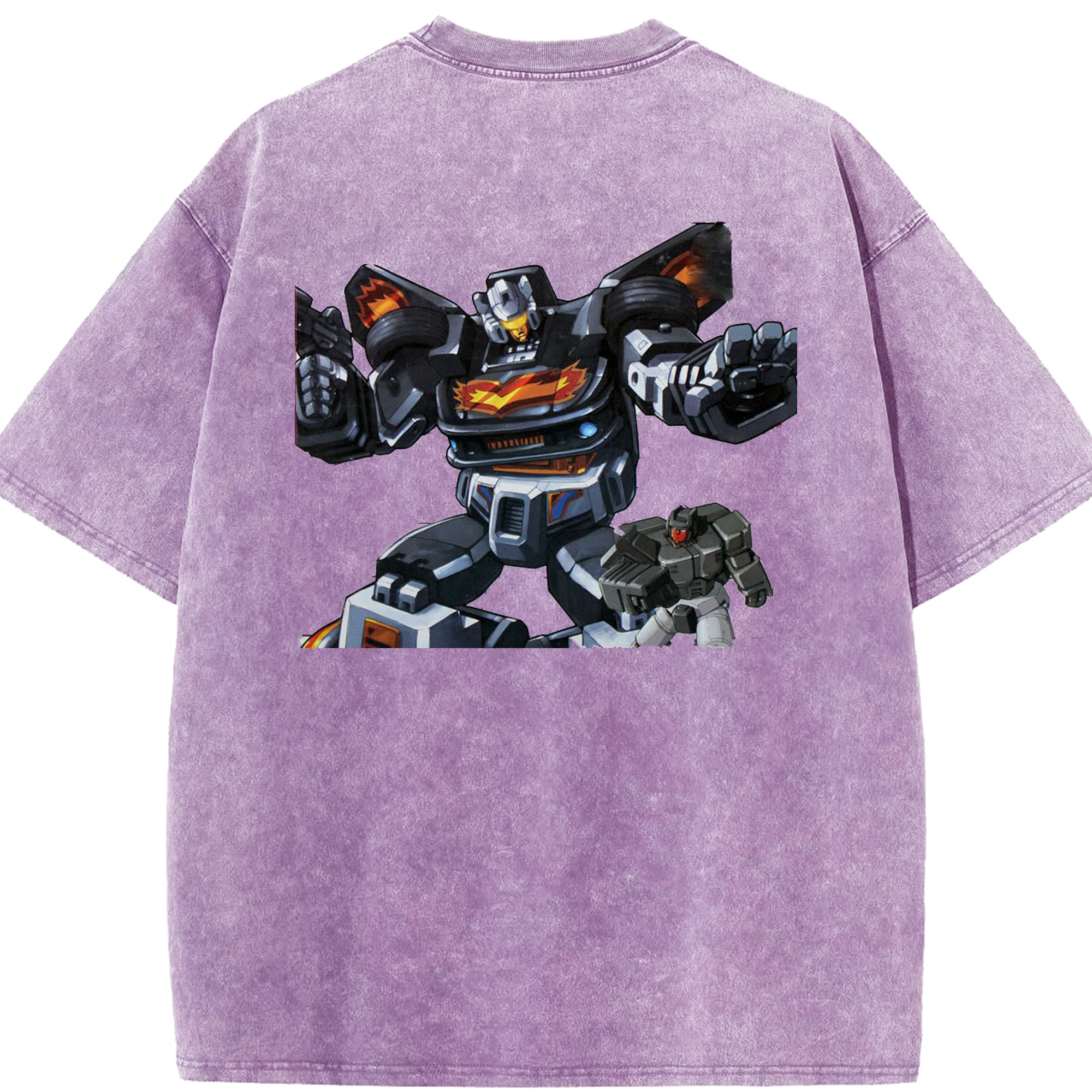 （画像用）  綿100% ヴィンテージ風 半袖Tシャツ（背面プリント）