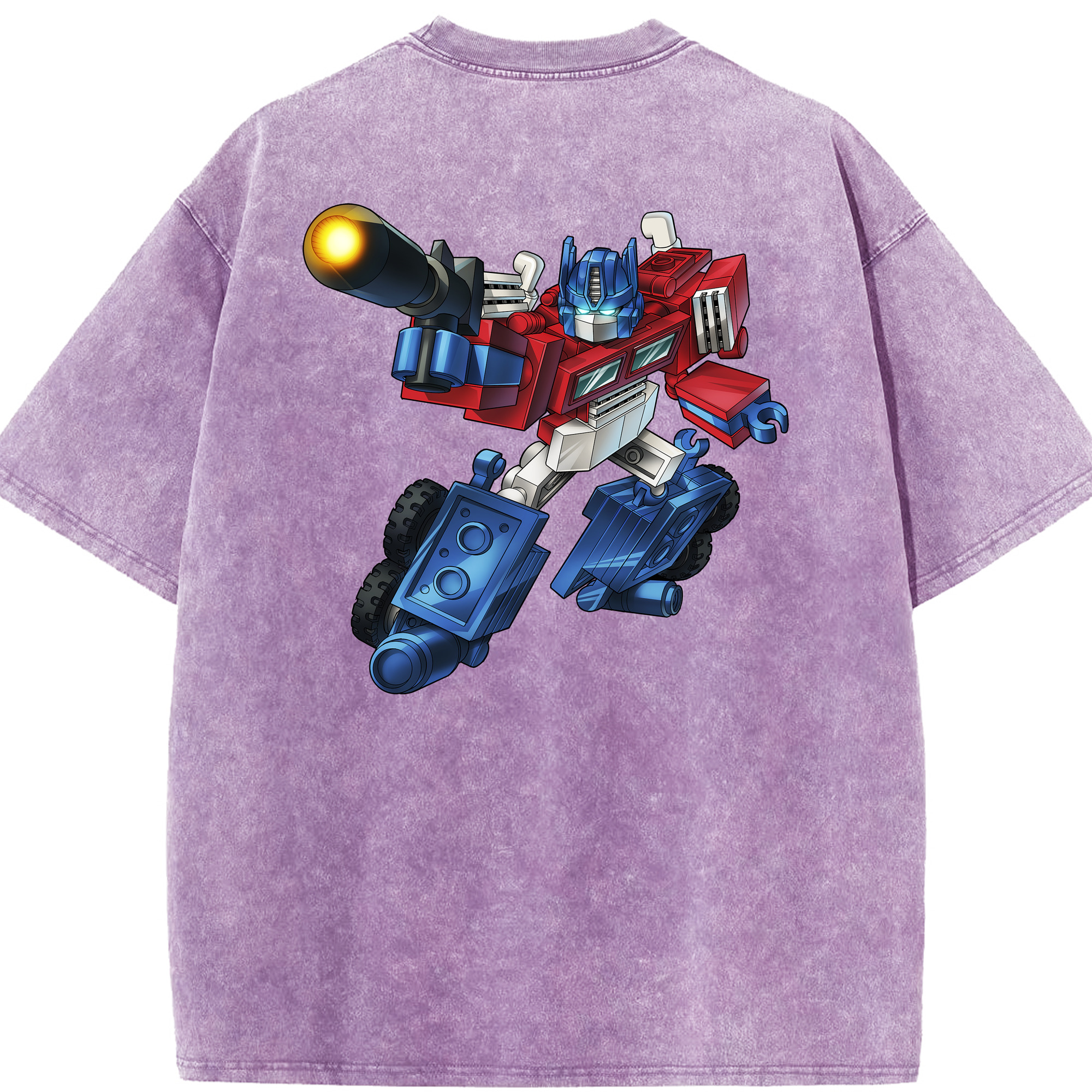 （画像用）  綿100% ヴィンテージ風 半袖Tシャツ（背面プリント）