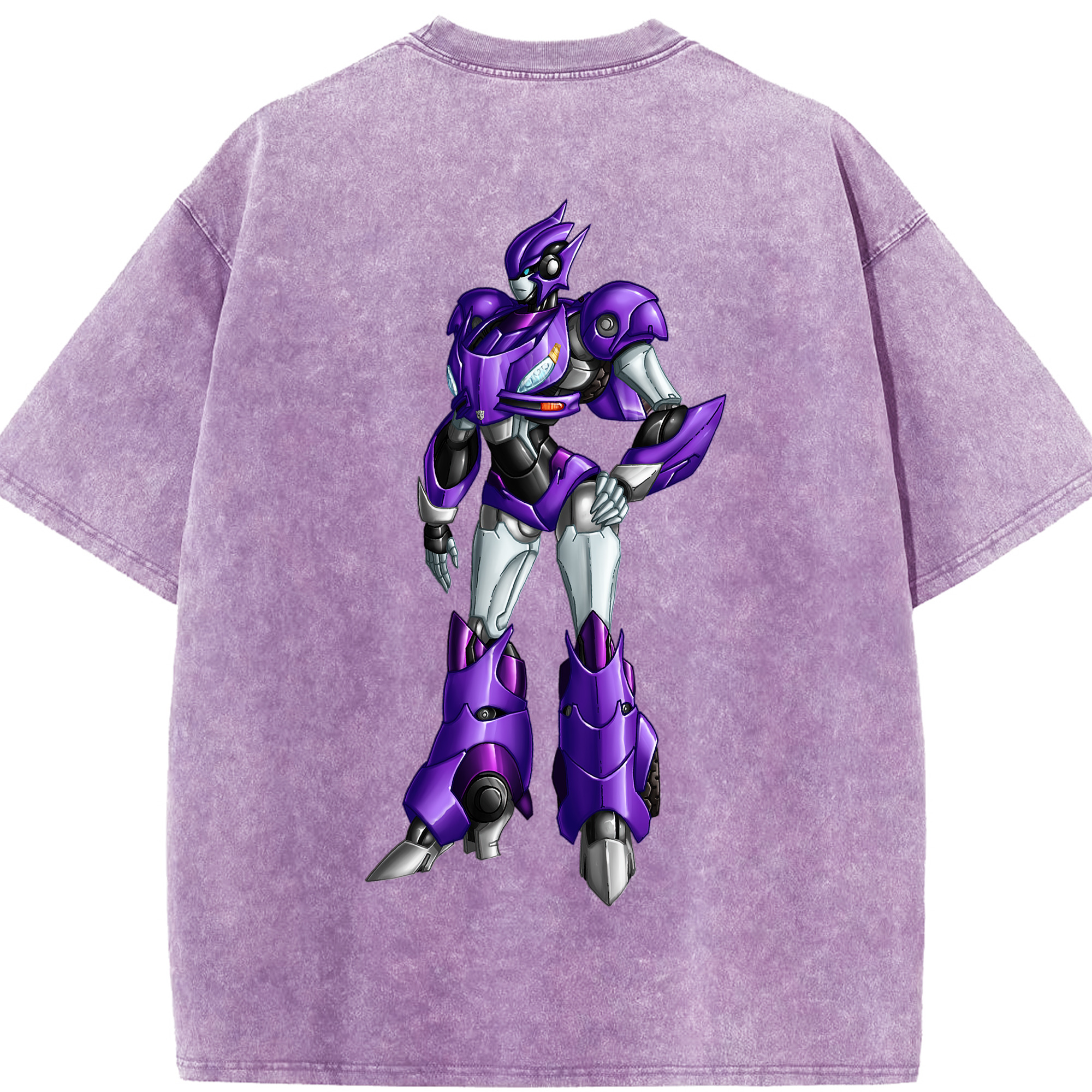 （画像用）  綿100% ヴィンテージ風 半袖Tシャツ（背面プリント）