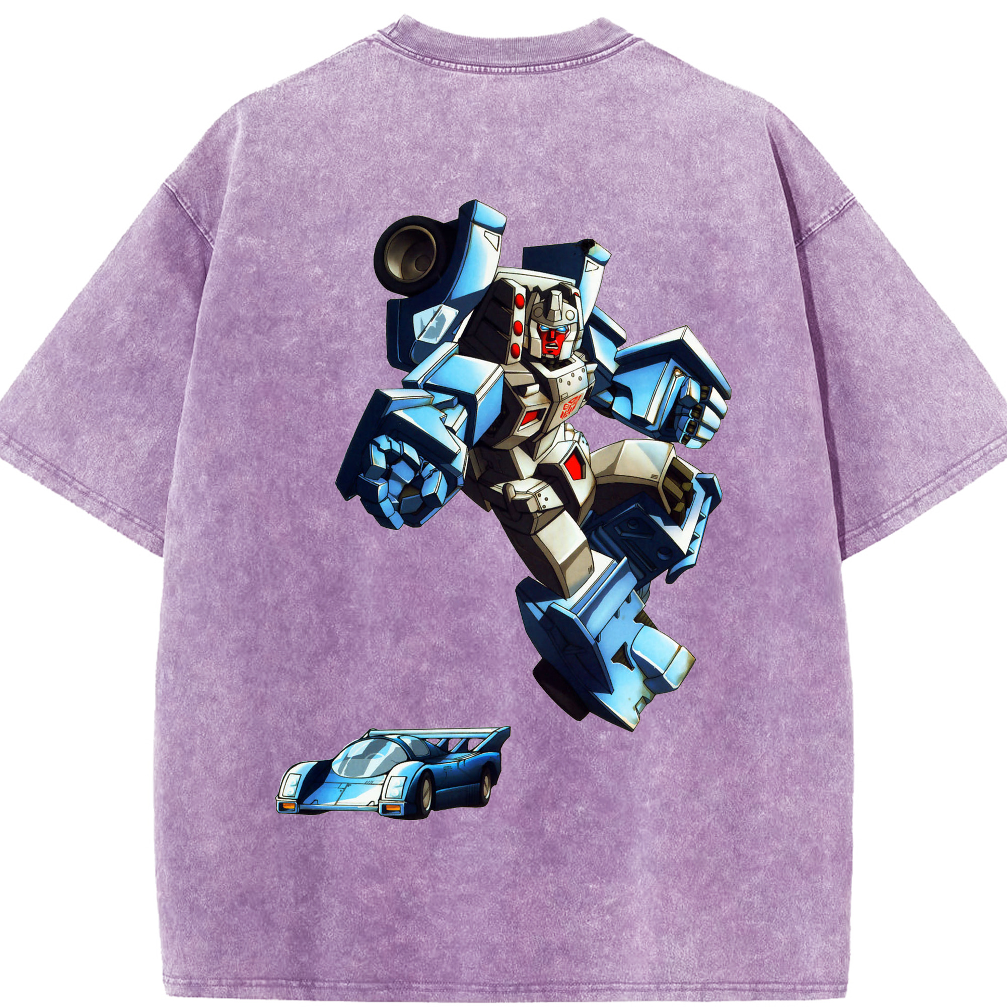 （画像用）  綿100% ヴィンテージ風 半袖Tシャツ（背面プリント）