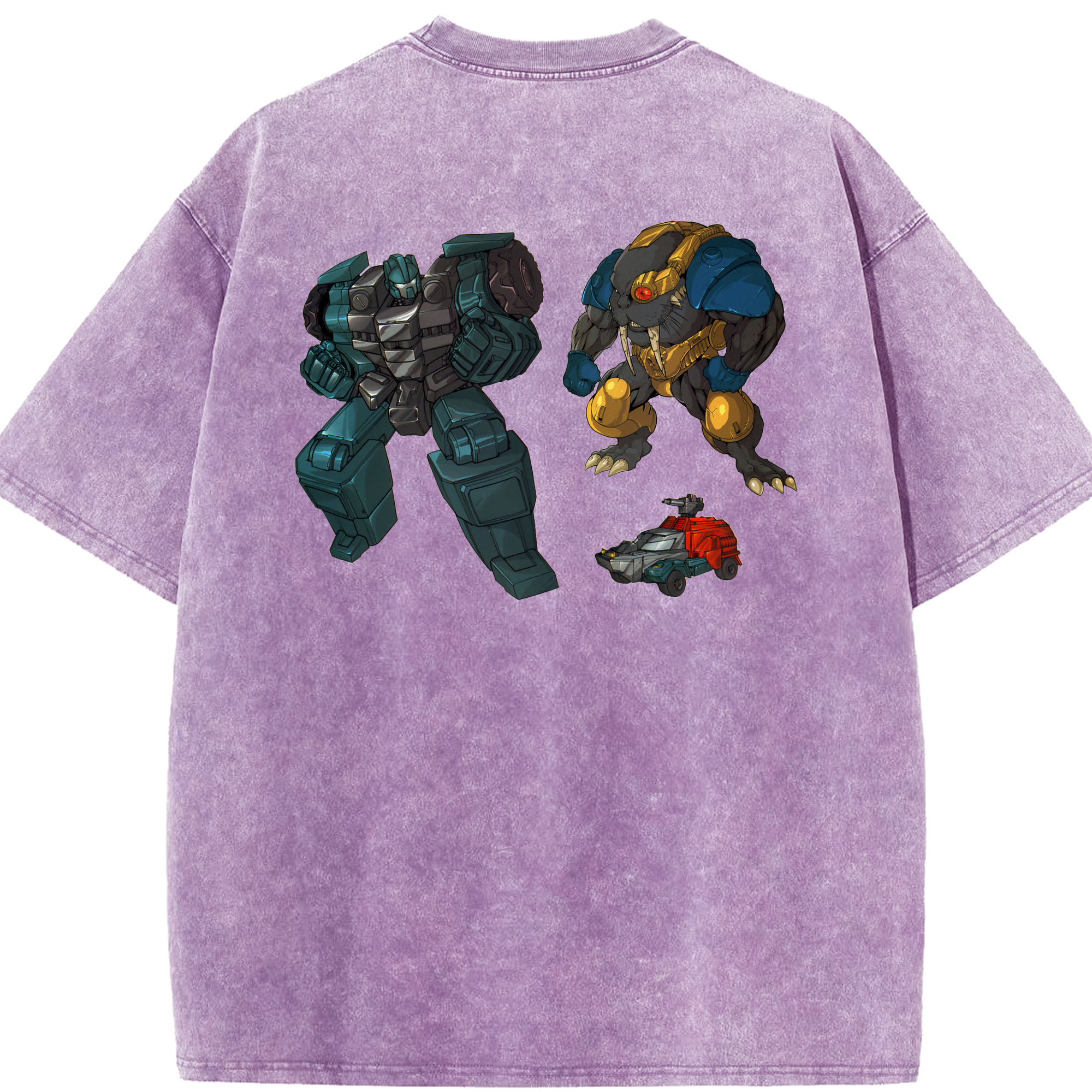 （画像用）  綿100% ヴィンテージ風 半袖Tシャツ（背面プリント）