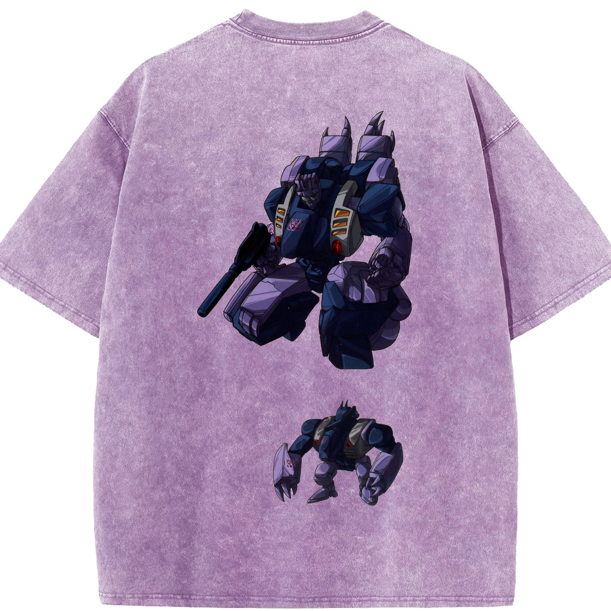 （画像用）  綿100% ヴィンテージ風 半袖Tシャツ（背面プリント）