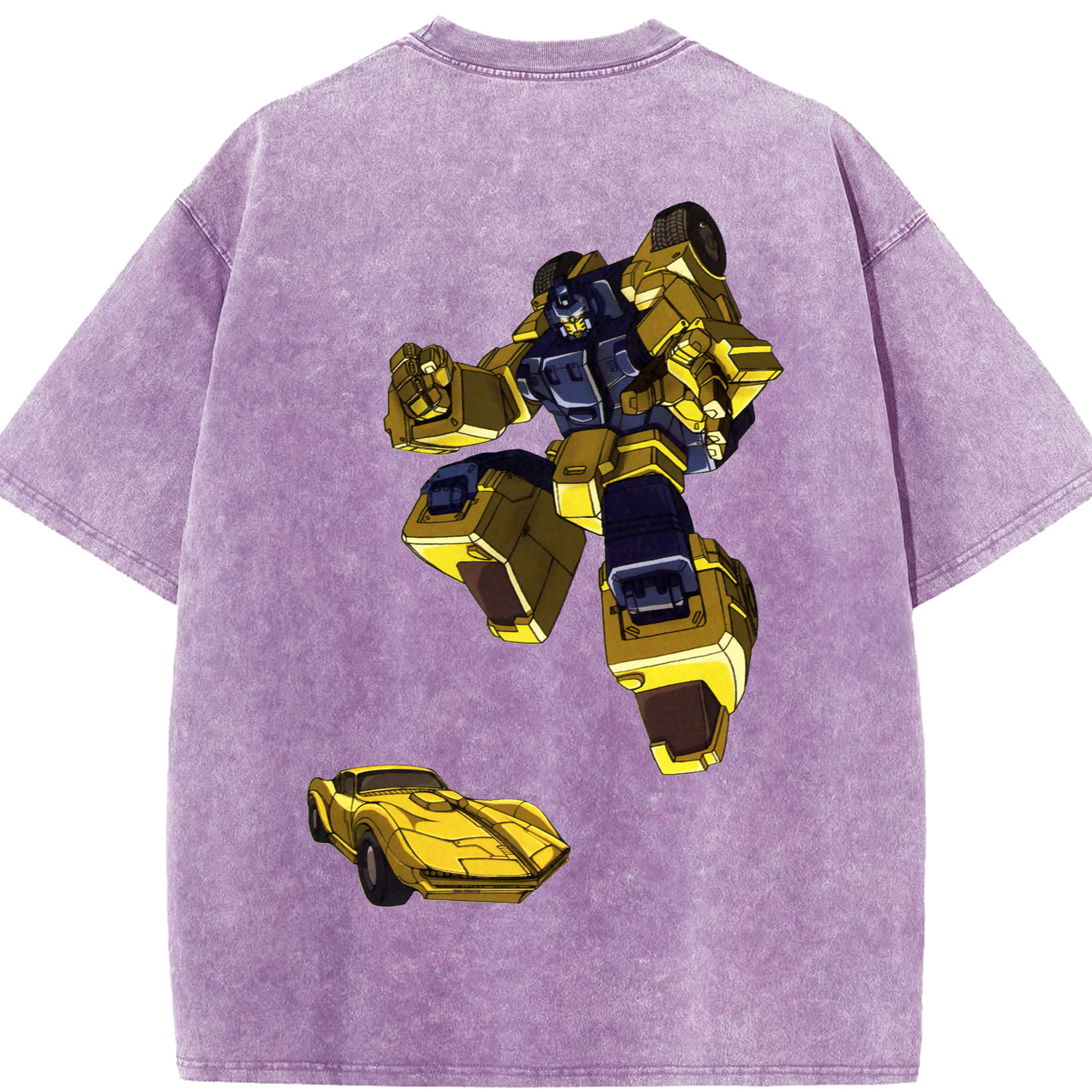 （画像用）  綿100% ヴィンテージ風 半袖Tシャツ（背面プリント）