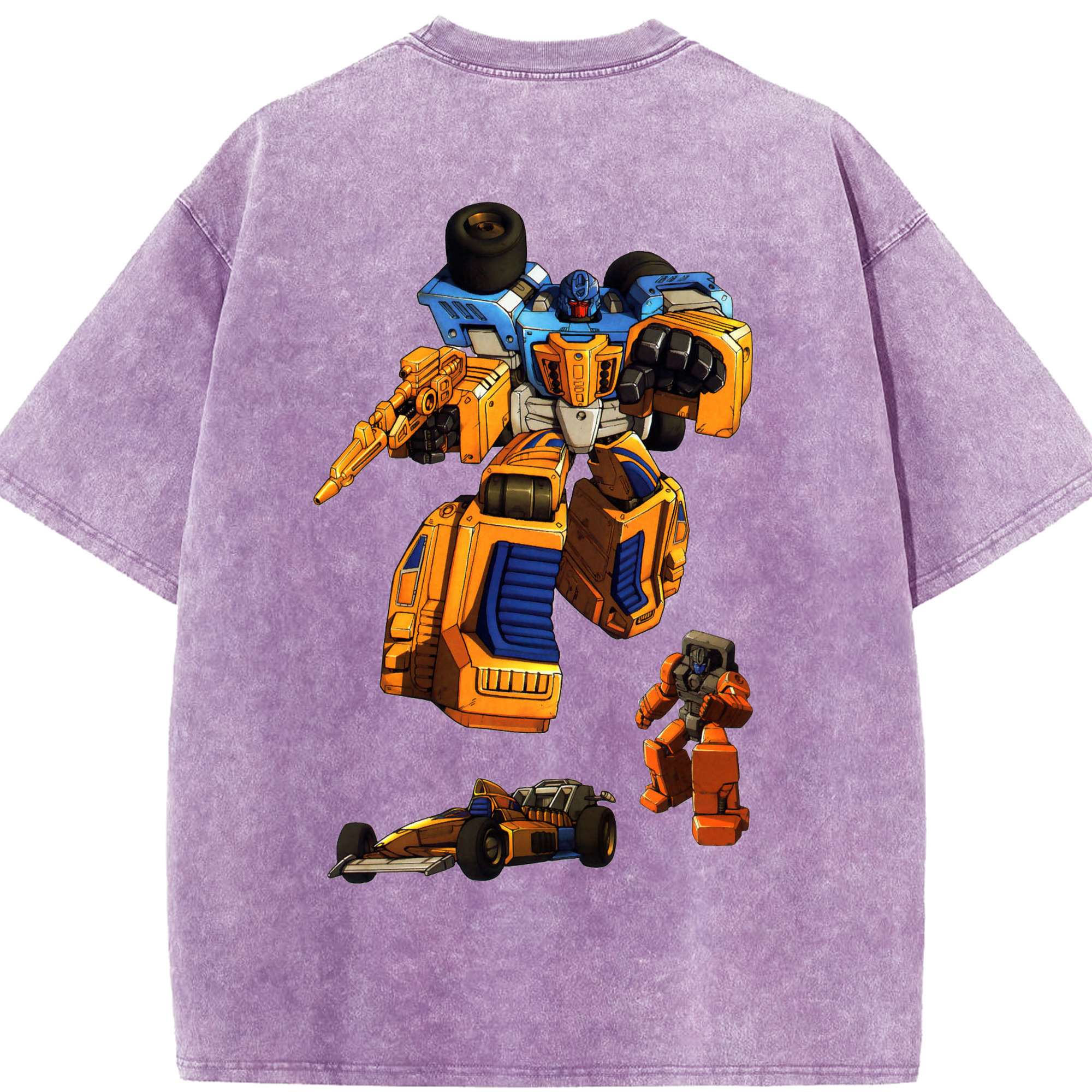 （画像用）  綿100% ヴィンテージ風 半袖Tシャツ（背面プリント）