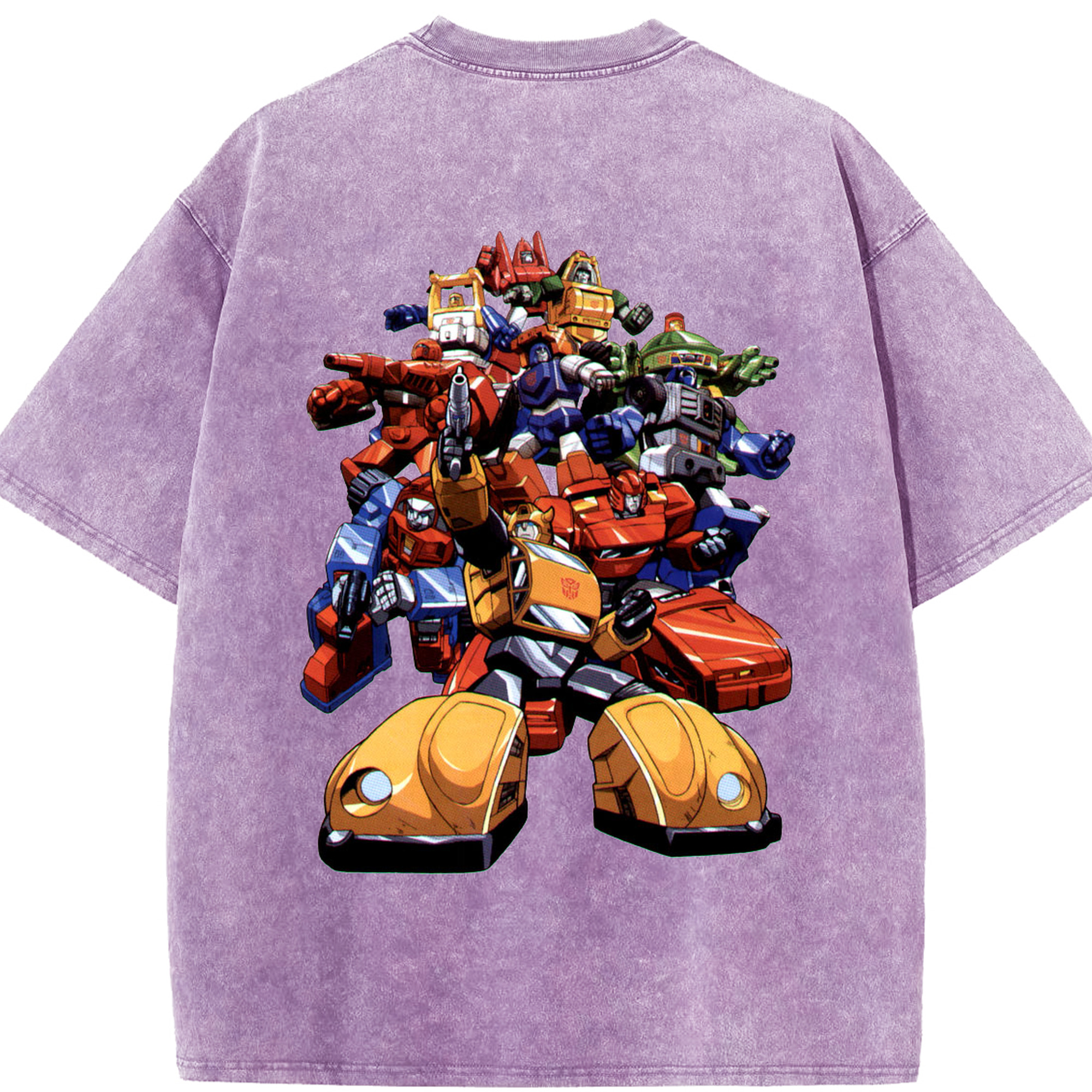 （画像用）  綿100% ヴィンテージ風 半袖Tシャツ（背面プリント）