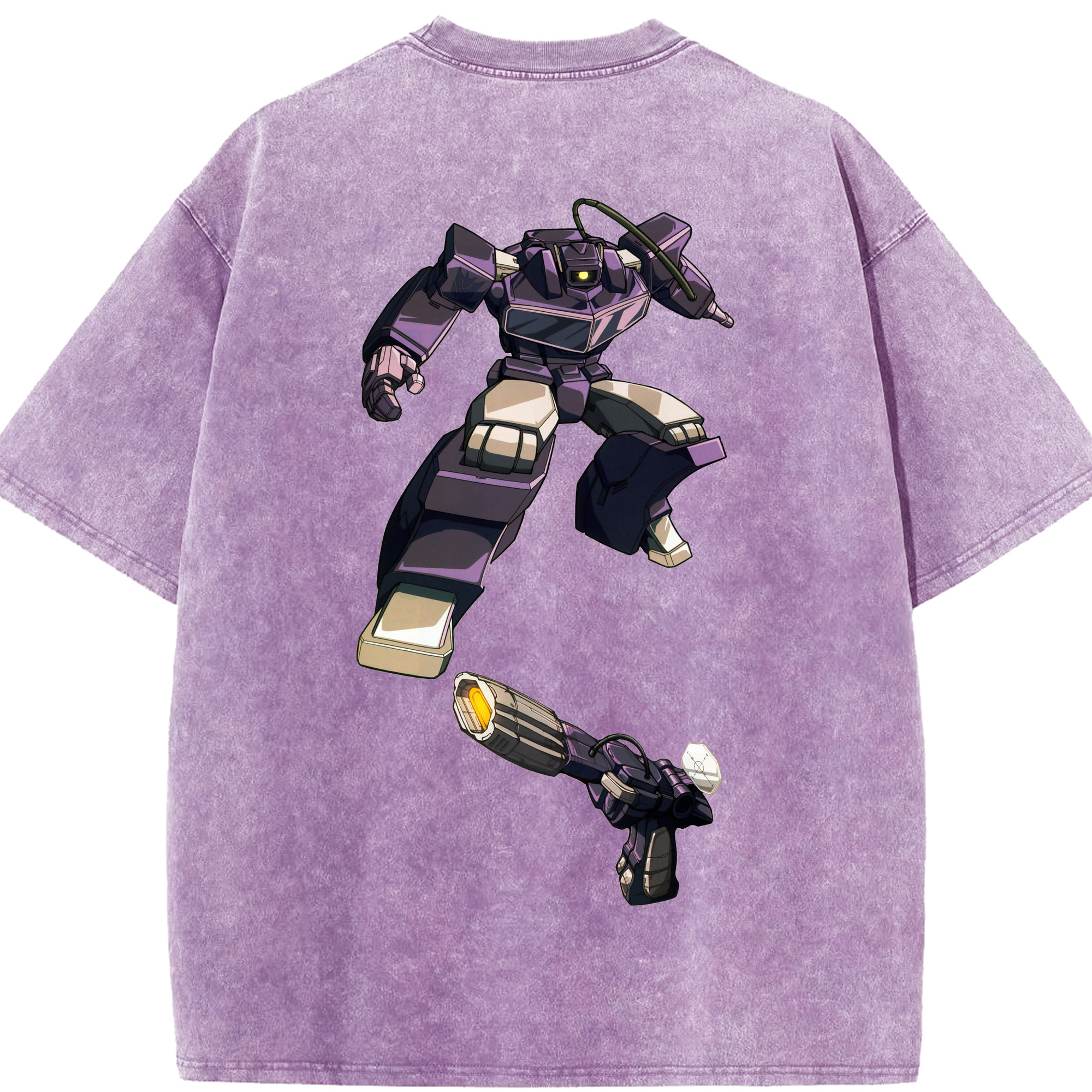 （画像用）  綿100% ヴィンテージ風 半袖Tシャツ（背面プリント）