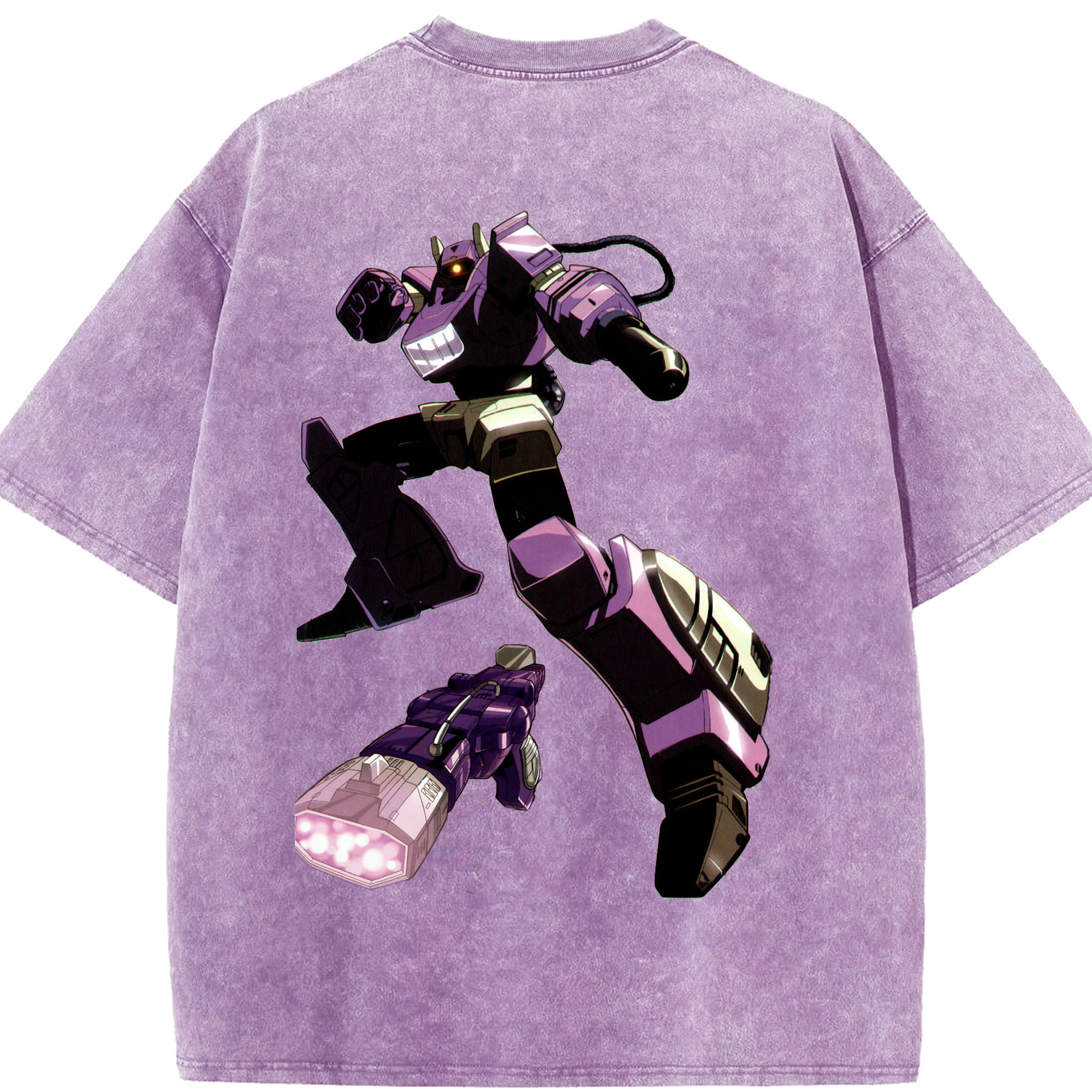 （画像用）  綿100% ヴィンテージ風 半袖Tシャツ（背面プリント）