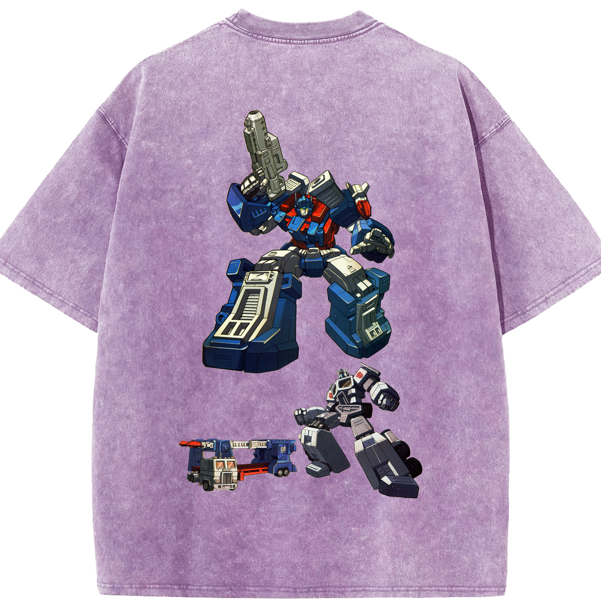 （画像用）  綿100% ヴィンテージ風 半袖Tシャツ（背面プリント）
