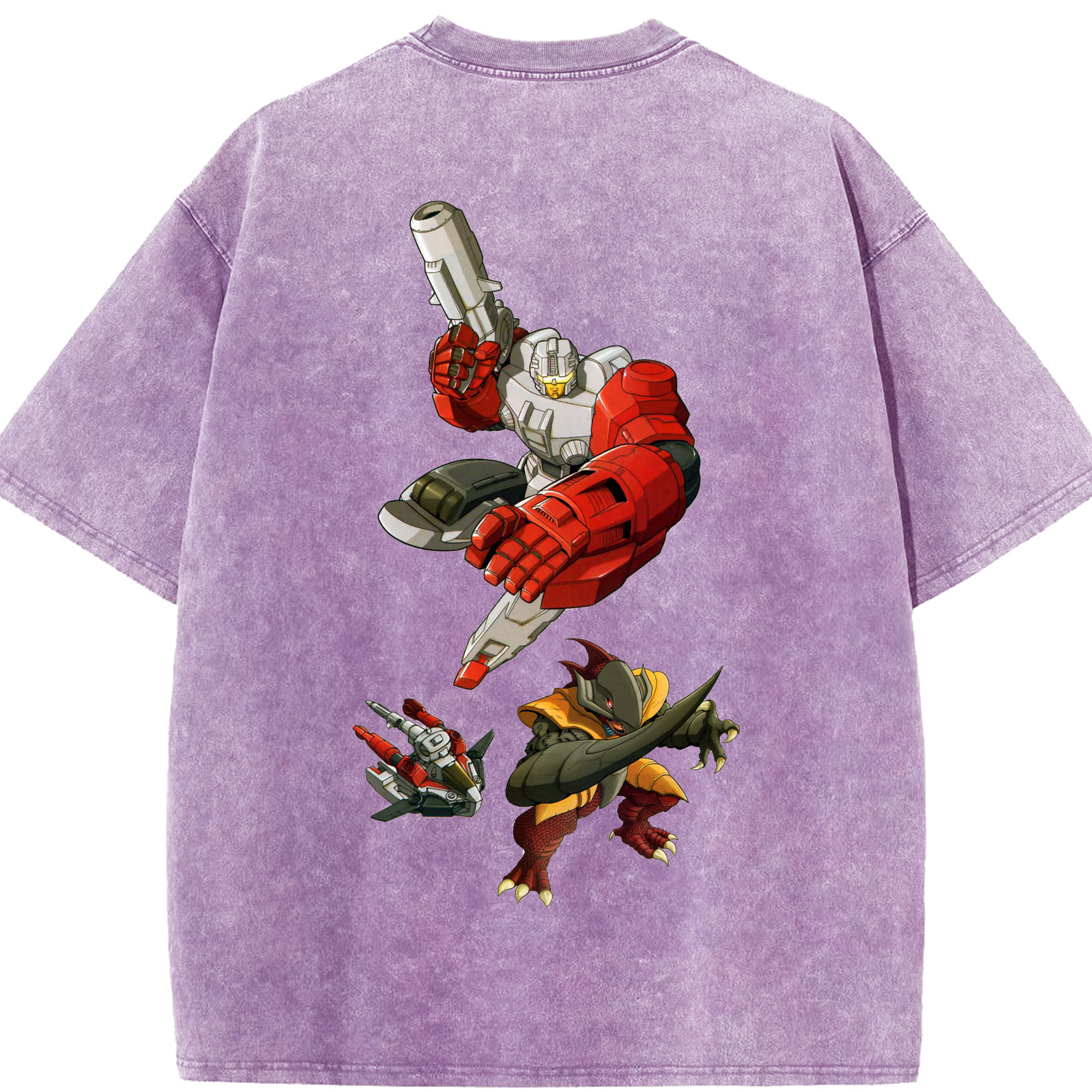 （画像用）  綿100% ヴィンテージ風 半袖Tシャツ（背面プリント）