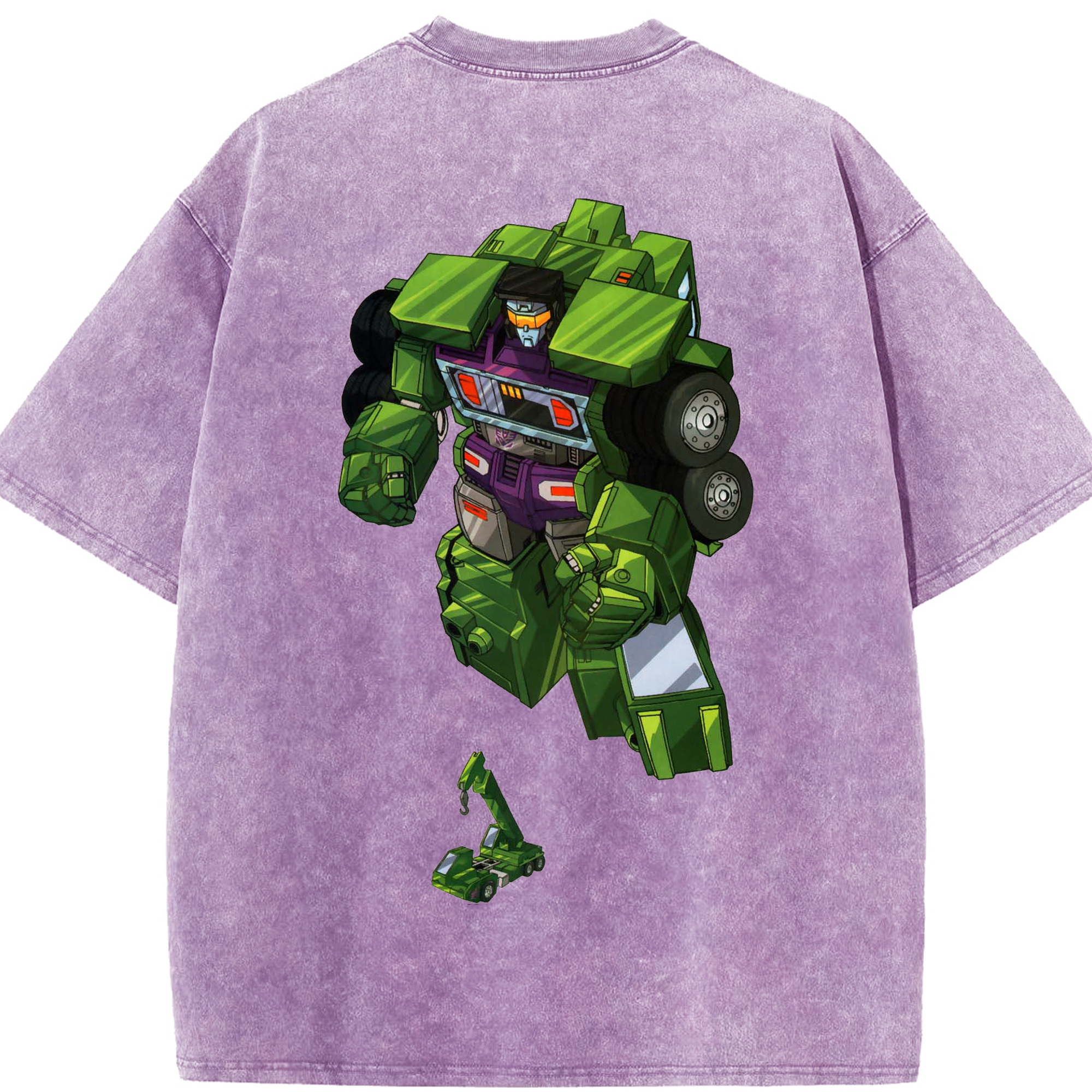 （画像用）  綿100% ヴィンテージ風 半袖Tシャツ（背面プリント）