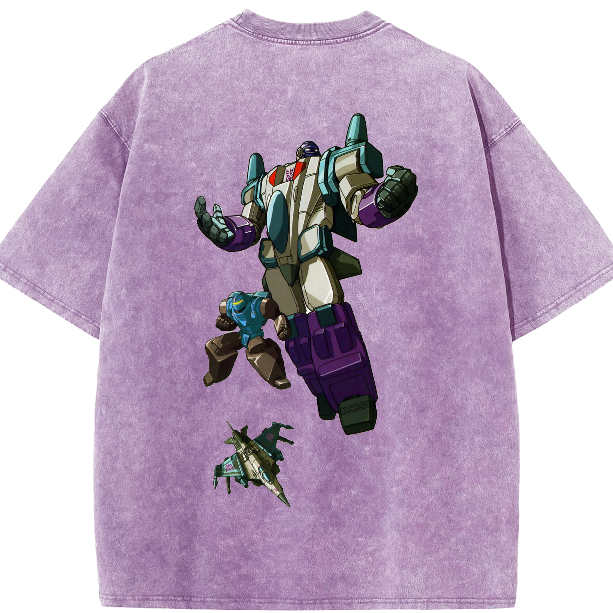（画像用）  綿100% ヴィンテージ風 半袖Tシャツ（背面プリント）