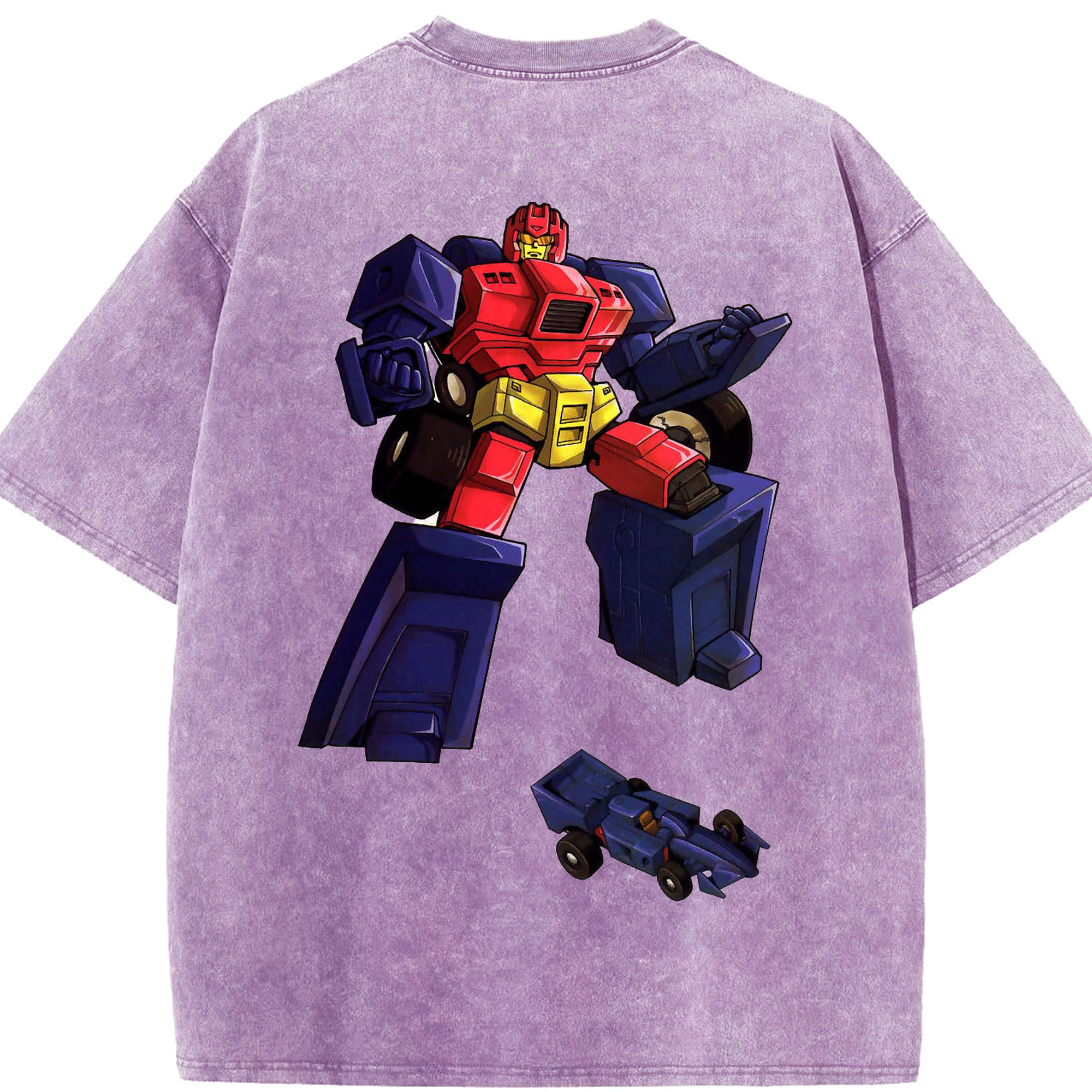 （画像用）  綿100% ヴィンテージ風 半袖Tシャツ（背面プリント）