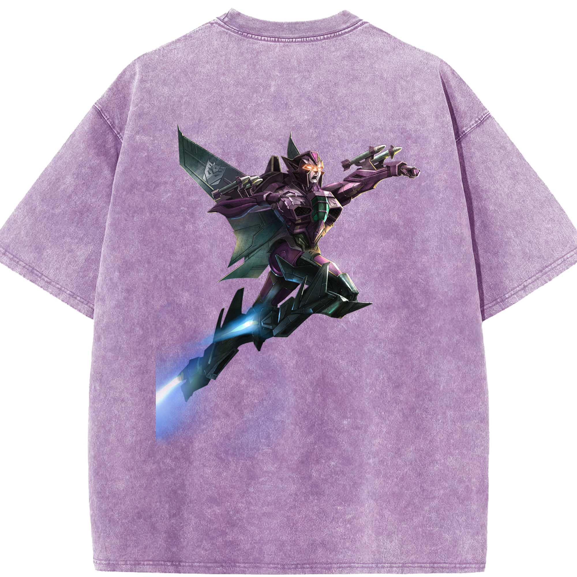 （画像用）  綿100% ヴィンテージ風 半袖Tシャツ（背面プリント）