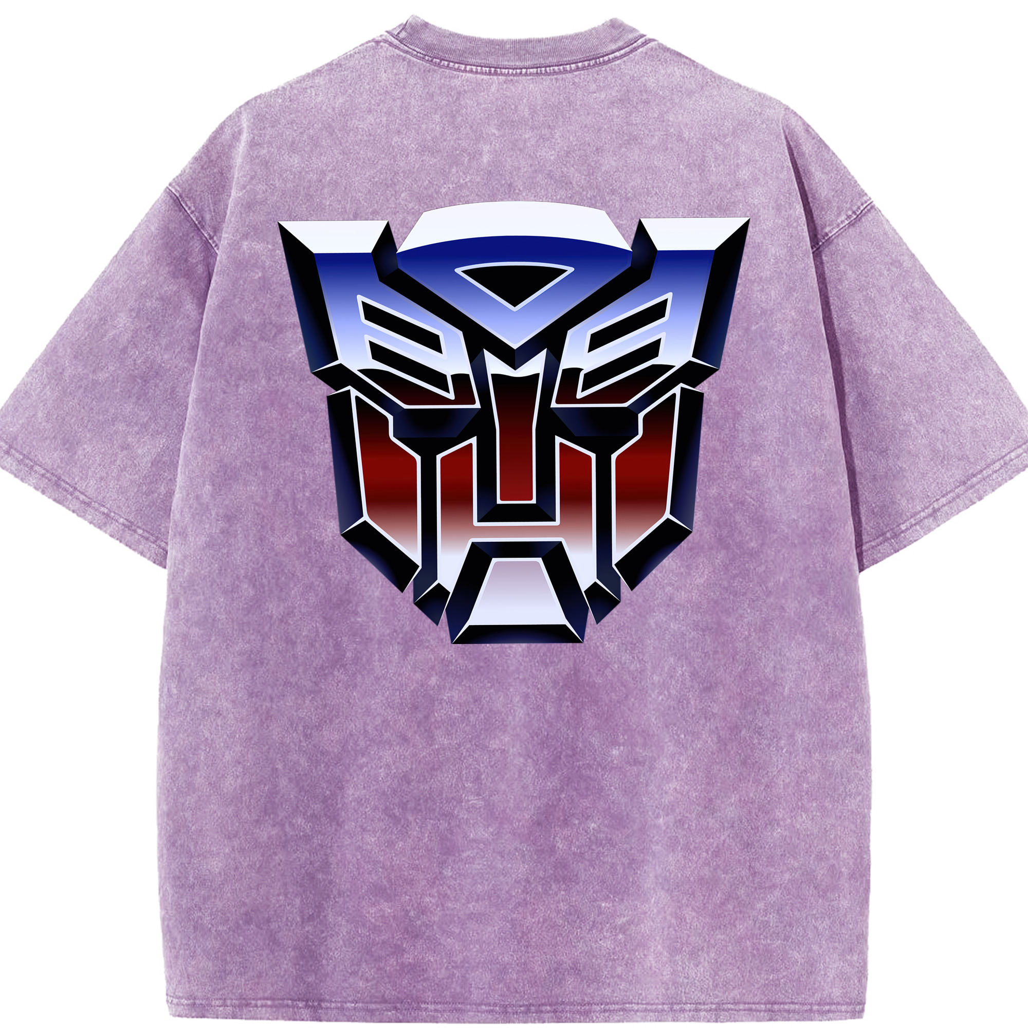 （画像用）  綿100% ヴィンテージ風 半袖Tシャツ（背面プリント）