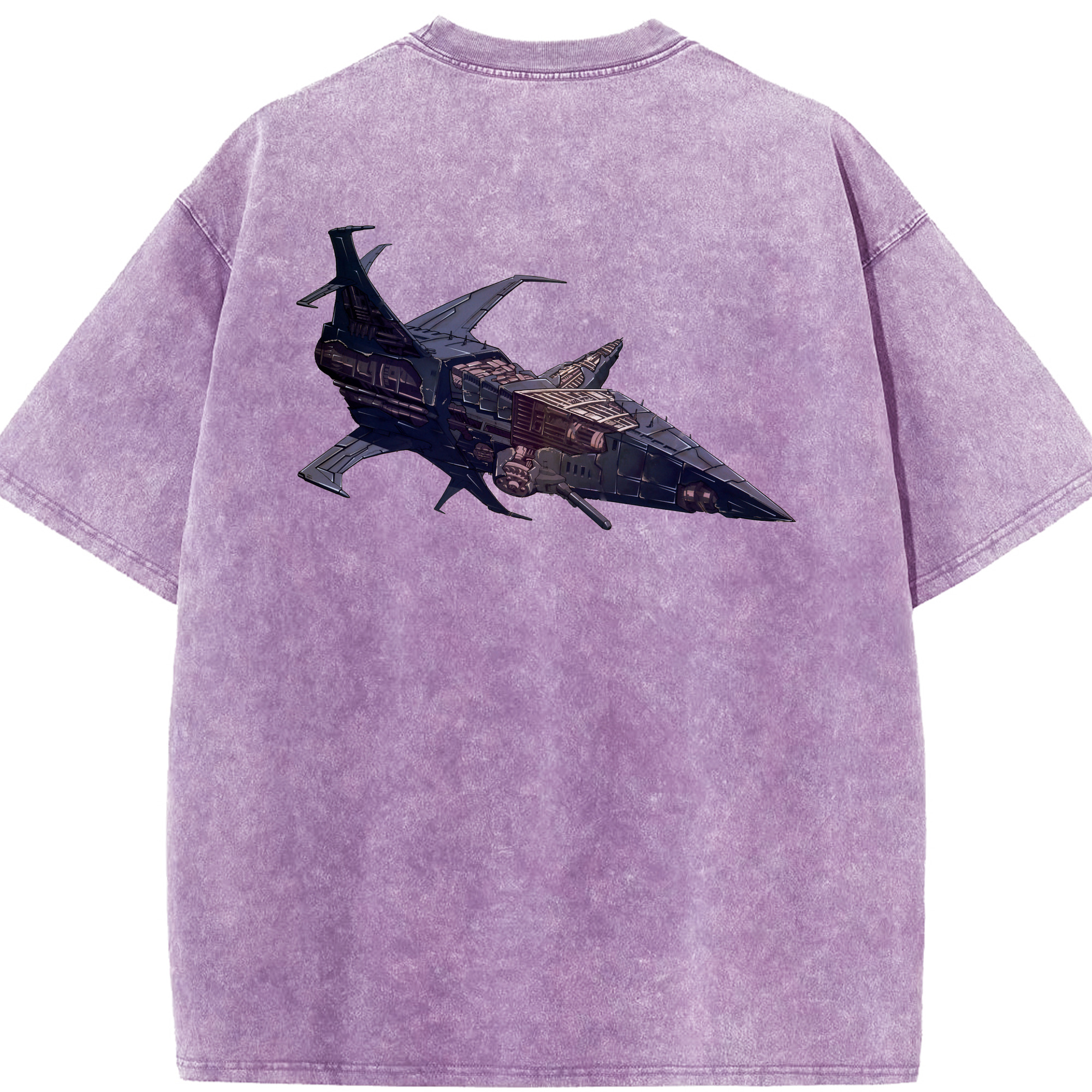 （画像用）  綿100% ヴィンテージ風 半袖Tシャツ（背面プリント）