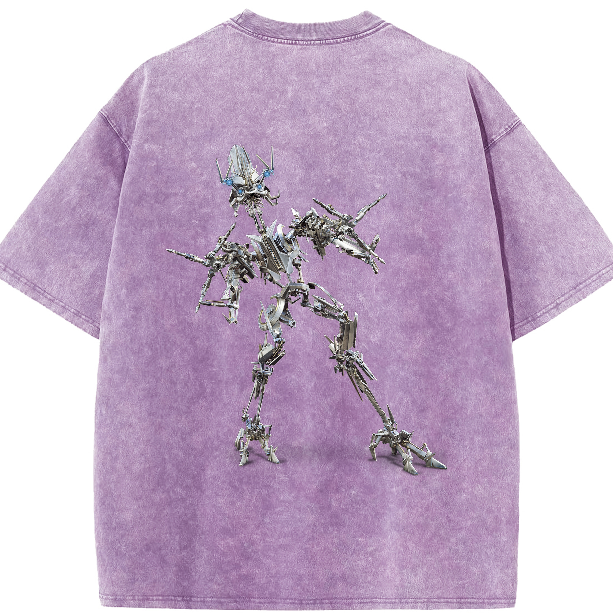 （画像用）  綿100% ヴィンテージ風 半袖Tシャツ（背面プリント）