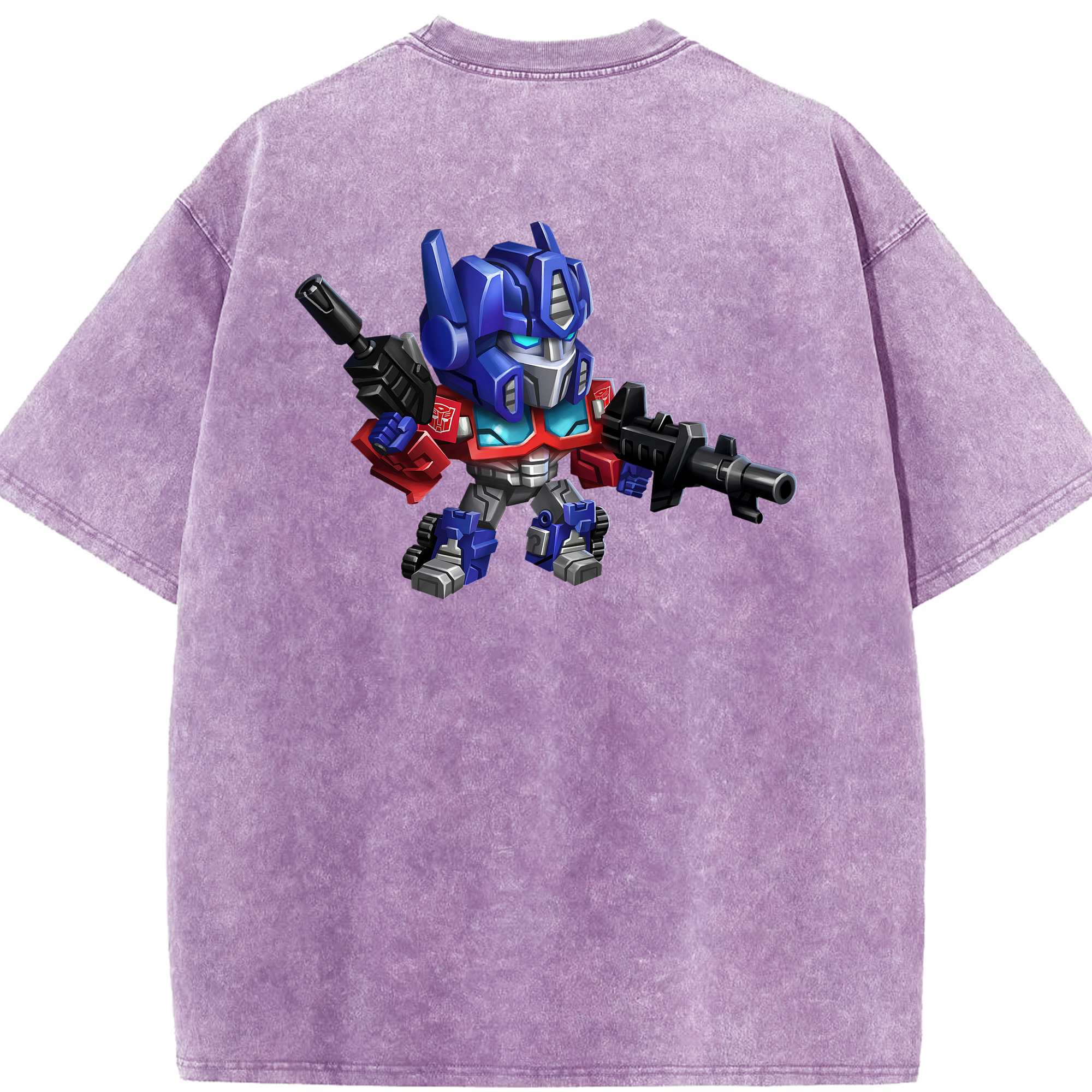 （画像用）  綿100% ヴィンテージ風 半袖Tシャツ（背面プリント）