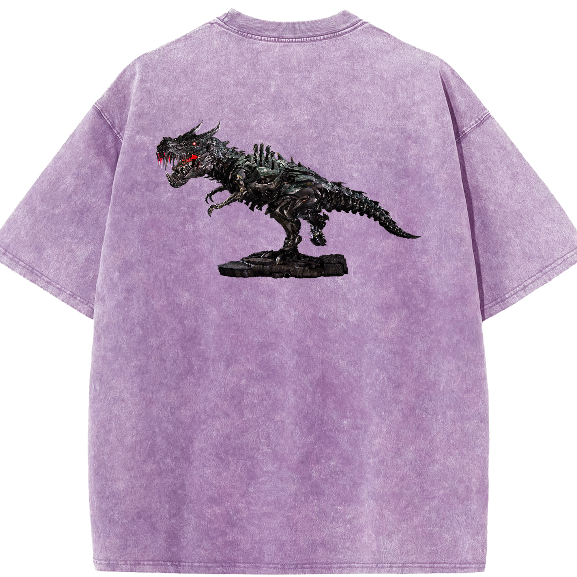 （画像用）  綿100% ヴィンテージ風 半袖Tシャツ（背面プリント）