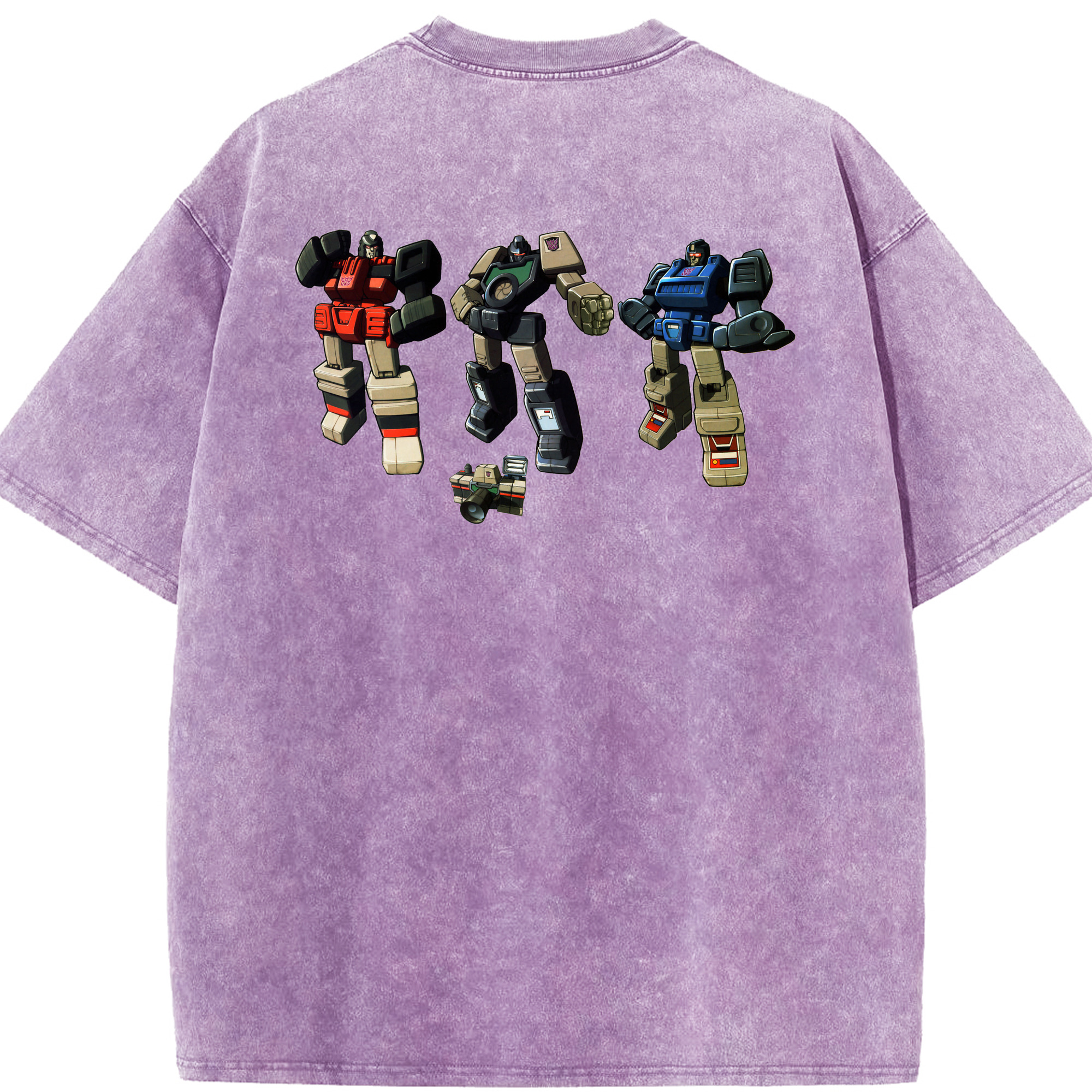 （画像用）  綿100% ヴィンテージ風 半袖Tシャツ（背面プリント）