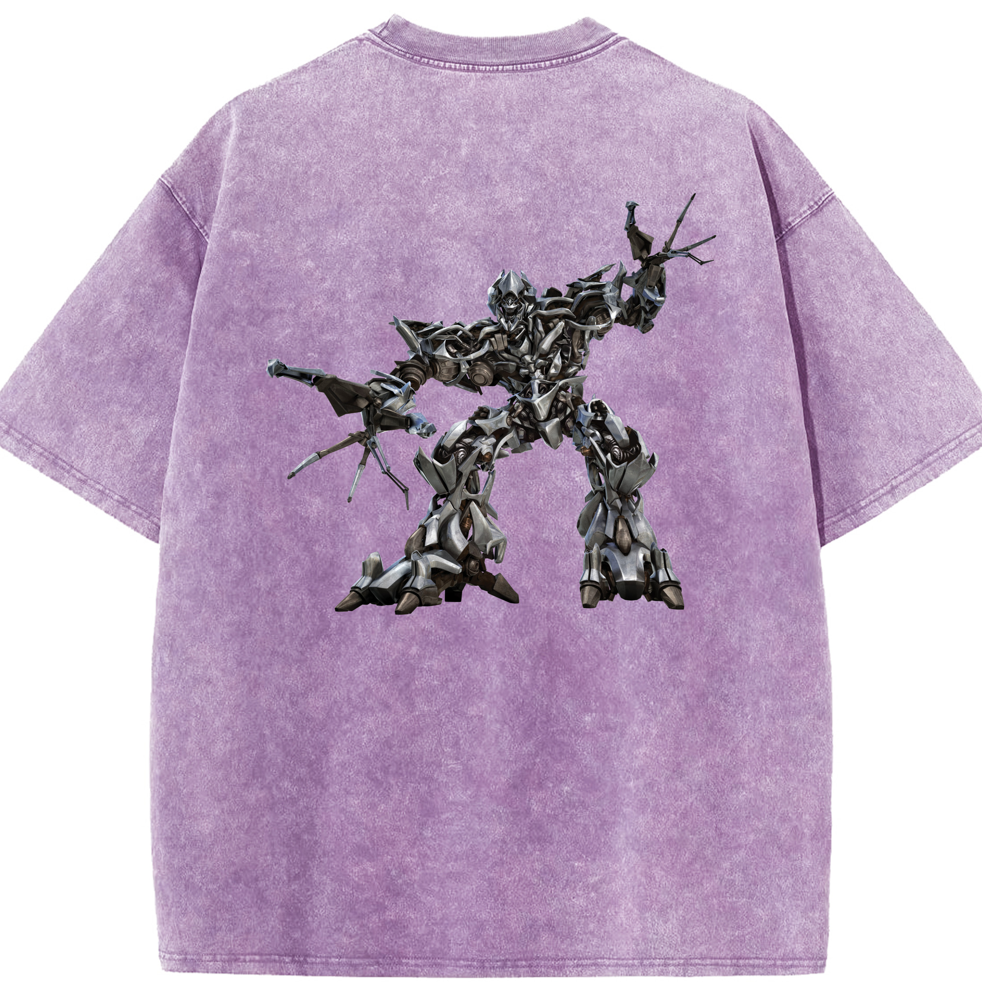 （画像用）  綿100% ヴィンテージ風 半袖Tシャツ（背面プリント）