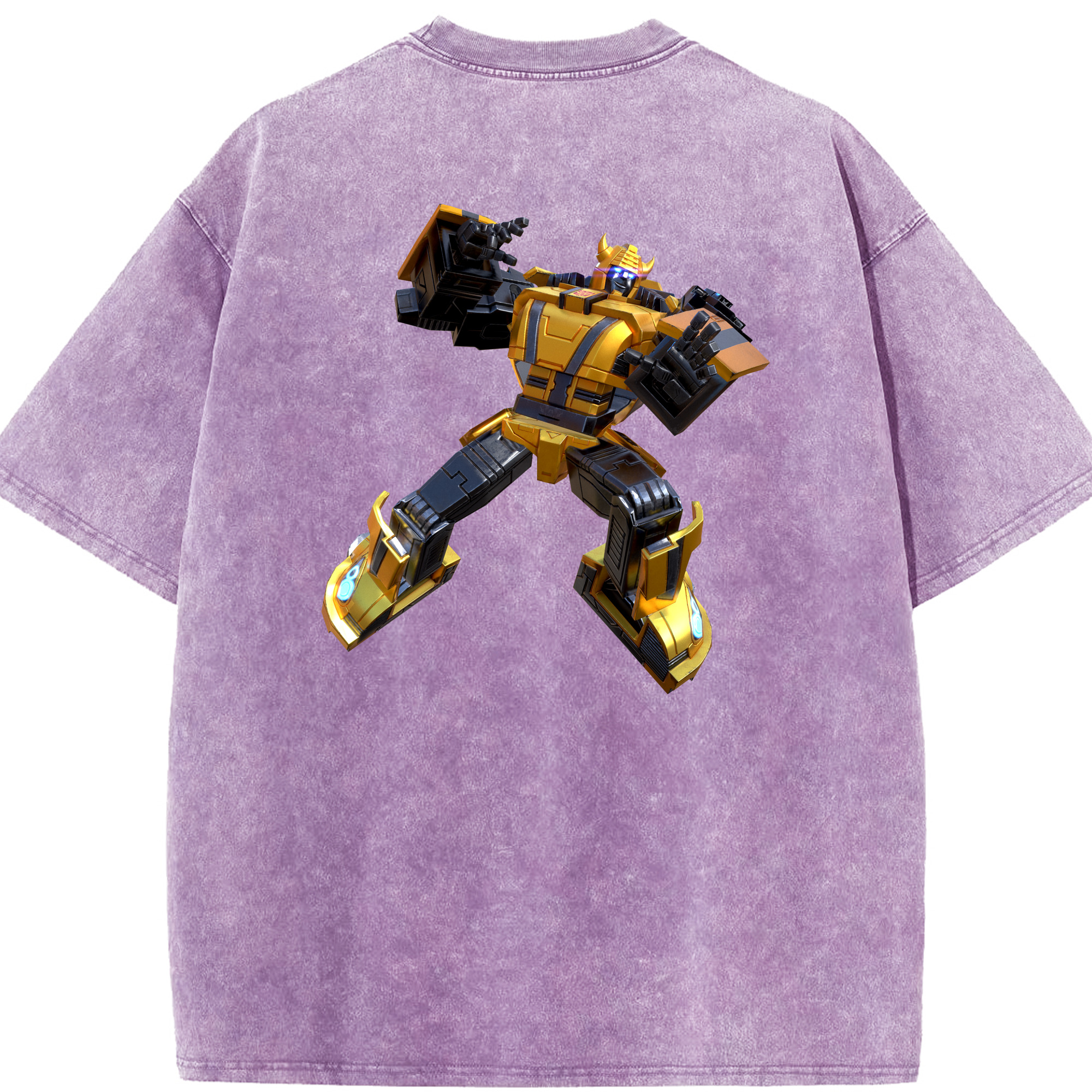 （画像用）  綿100% ヴィンテージ風 半袖Tシャツ（背面プリント）