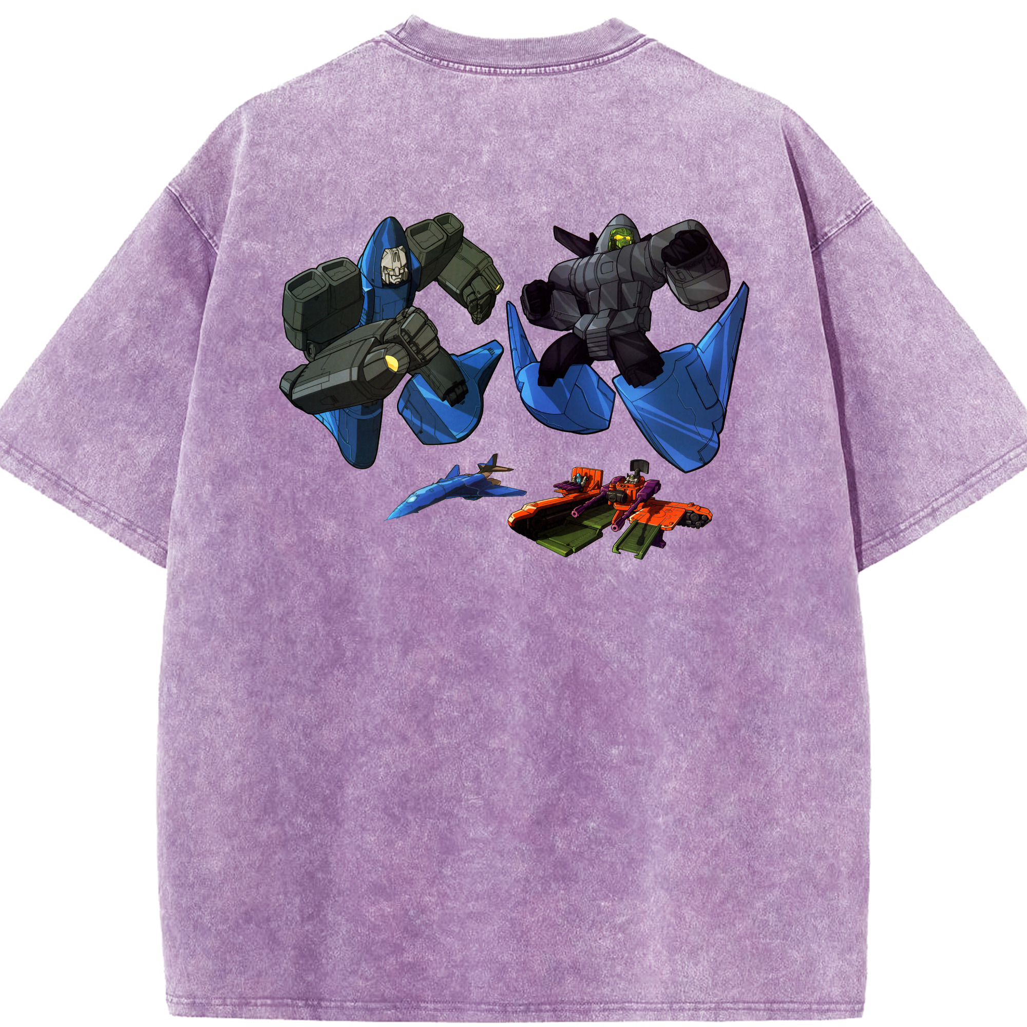 （画像用）  綿100% ヴィンテージ風 半袖Tシャツ（背面プリント）
