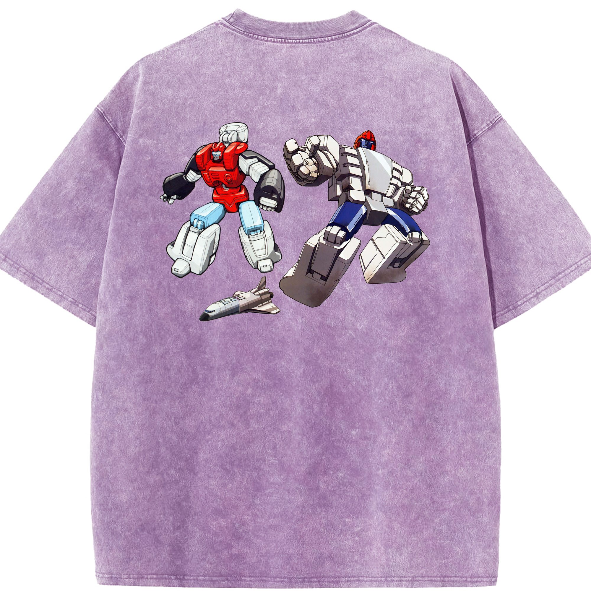 （画像用）  綿100% ヴィンテージ風 半袖Tシャツ（背面プリント）