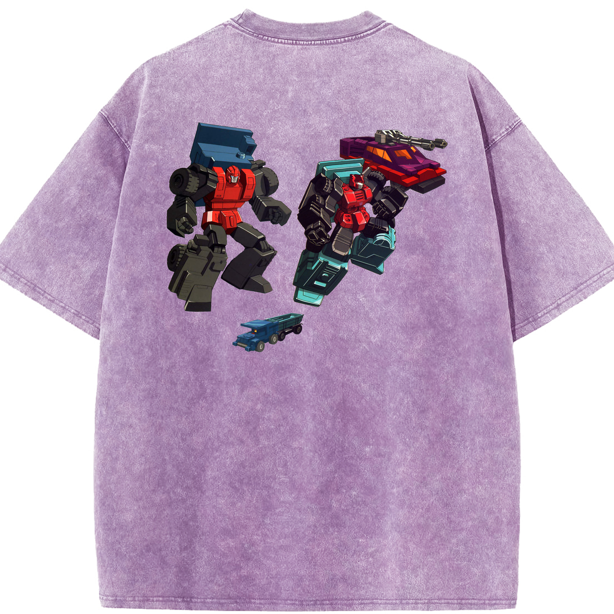 （画像用）  綿100% ヴィンテージ風 半袖Tシャツ（背面プリント）