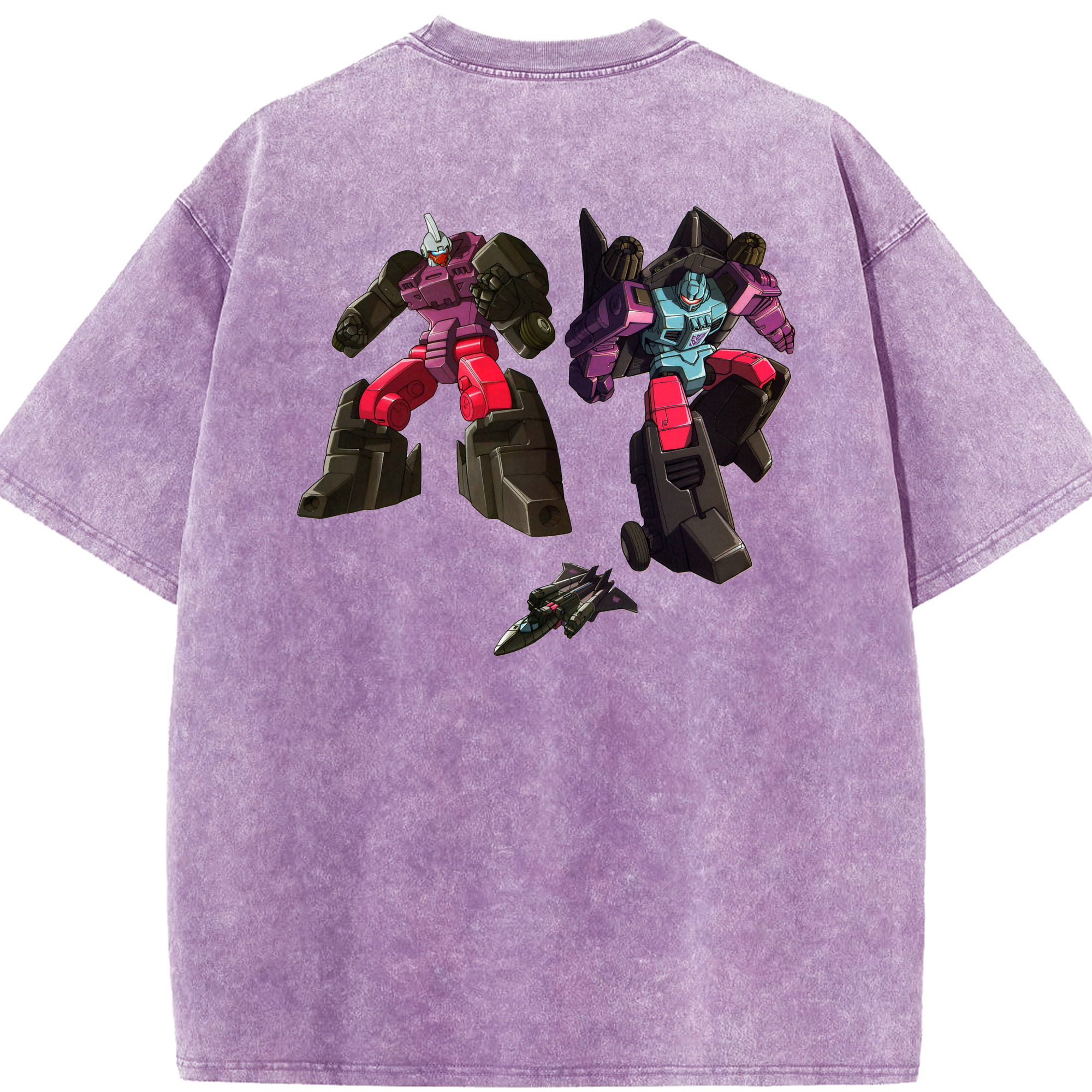 （画像用）  綿100% ヴィンテージ風 半袖Tシャツ（背面プリント）